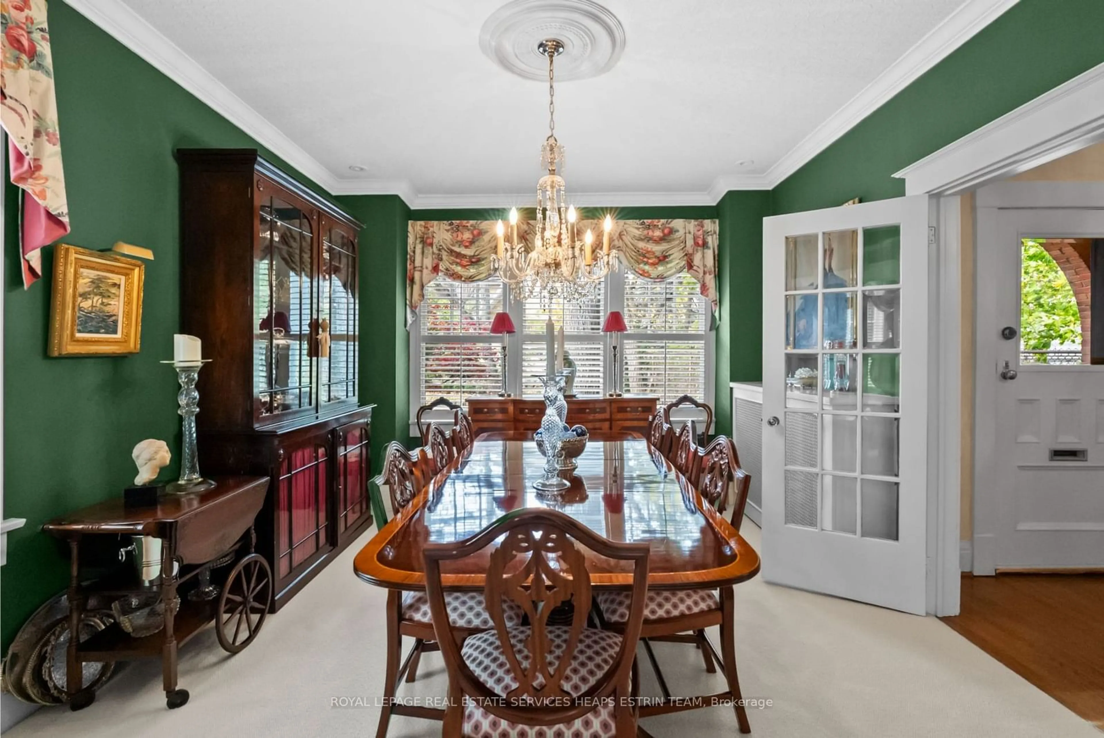 Dining room, wood floors, cottage for 73 Castle Frank Cres, Toronto Ontario M4W 3A2