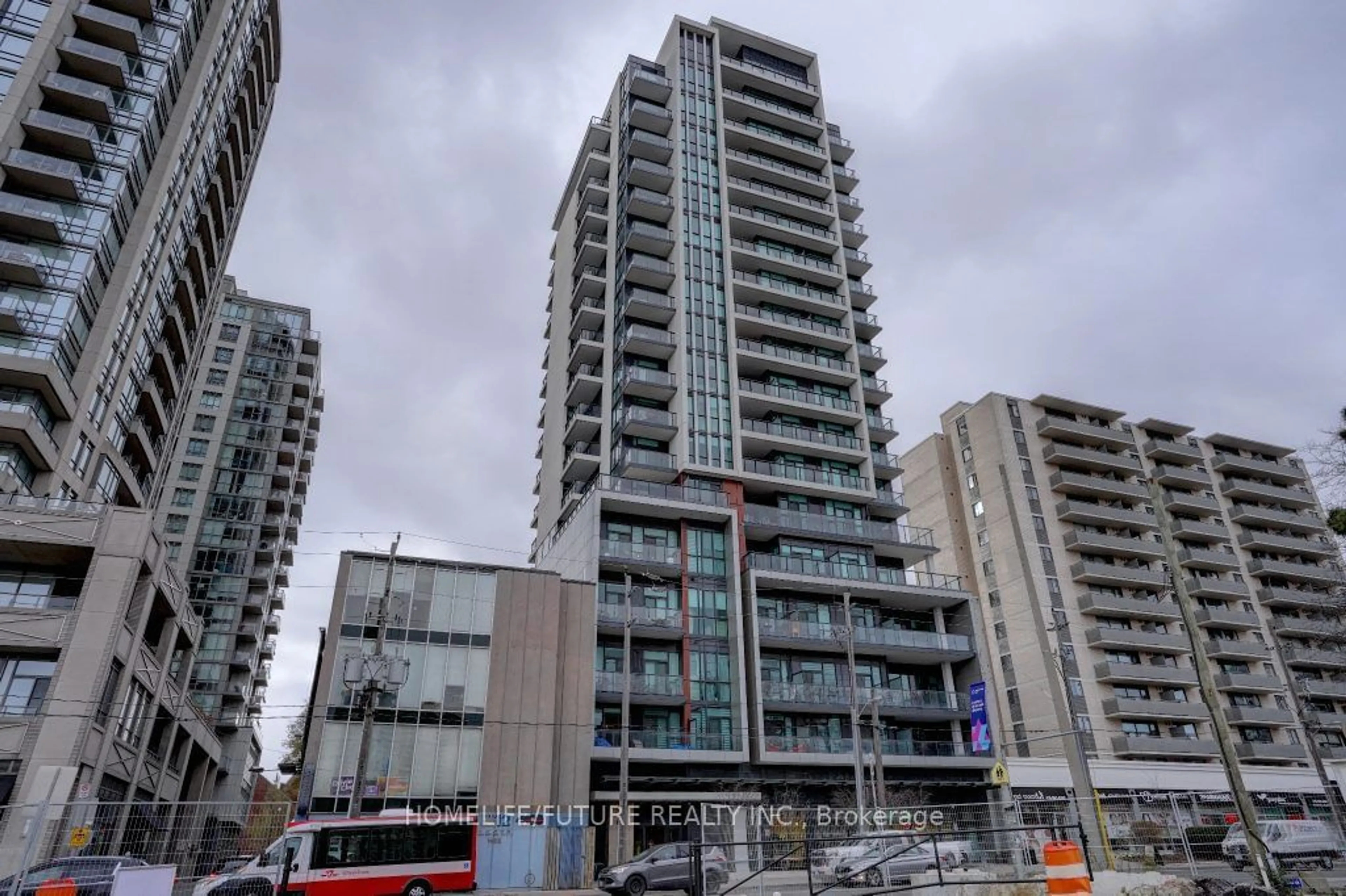 A pic from exterior of the house or condo, the front or back of building for 1486 Bathurst St #503, Toronto Ontario M5P 3G9