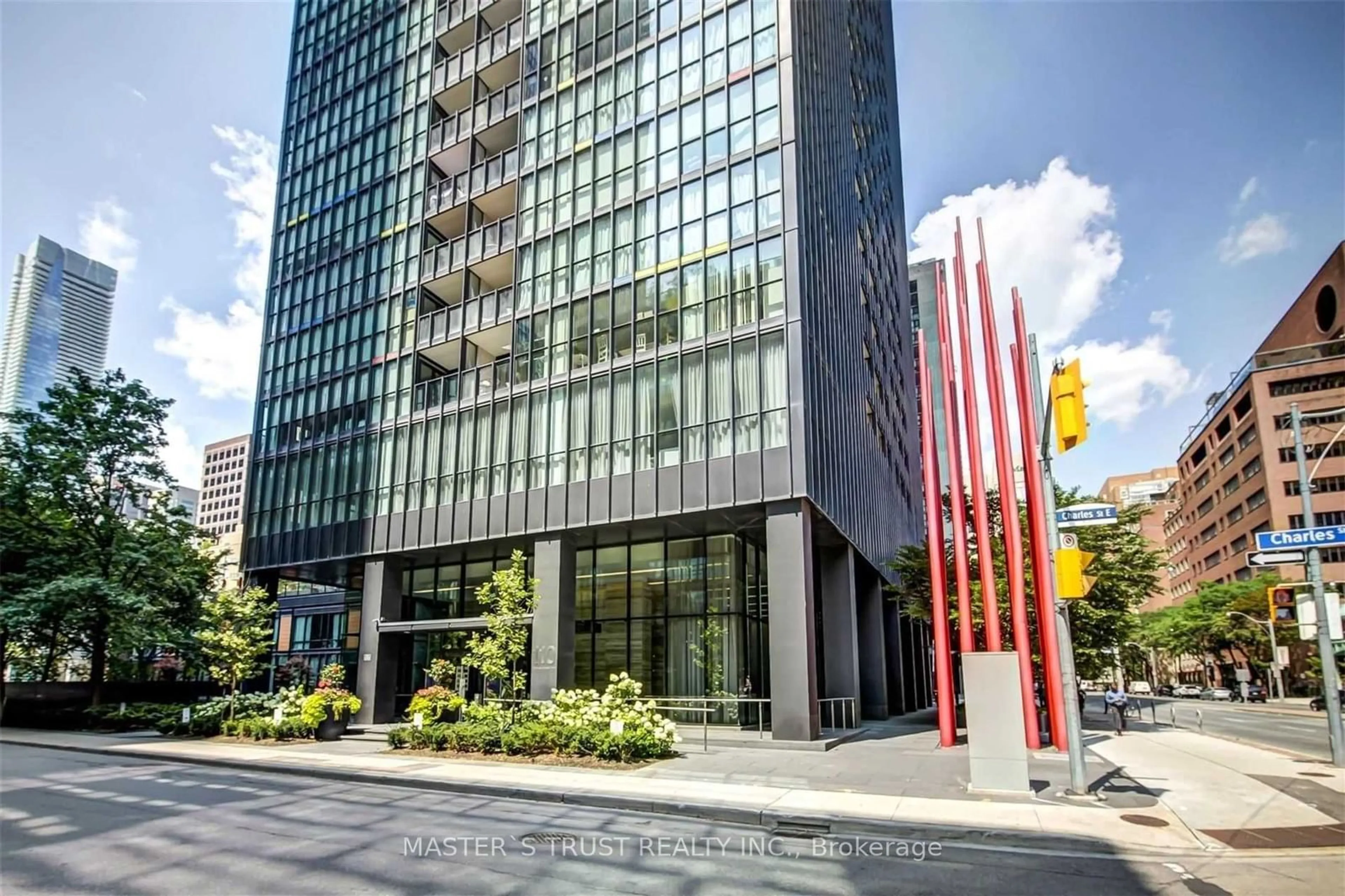 A pic from exterior of the house or condo, the front or back of building for 110 Charles St #2607, Toronto Ontario M4Y 1T5