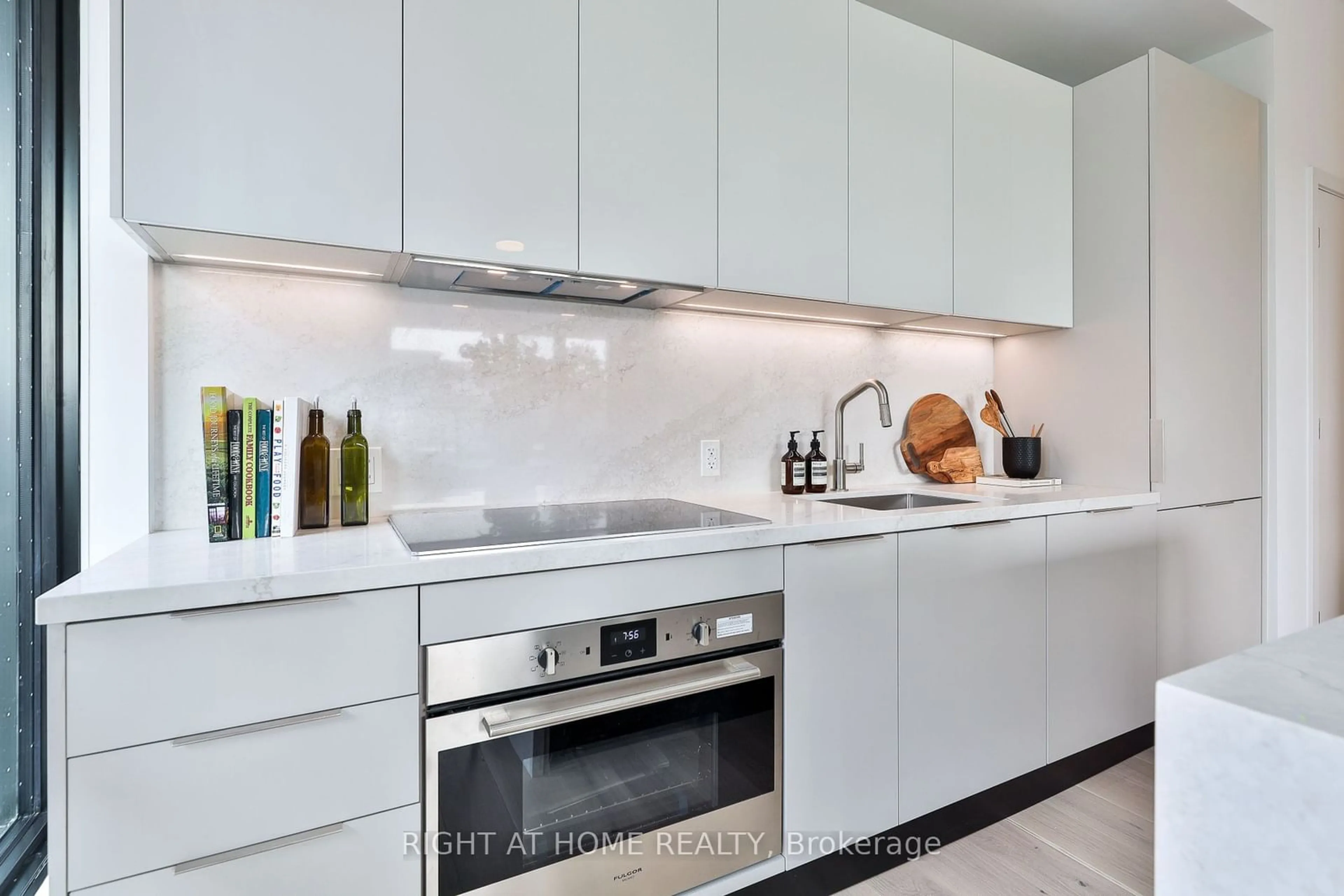 Contemporary kitchen, ceramic floors for 200 SUDBURY St #207, Toronto Ontario M6J 0H1