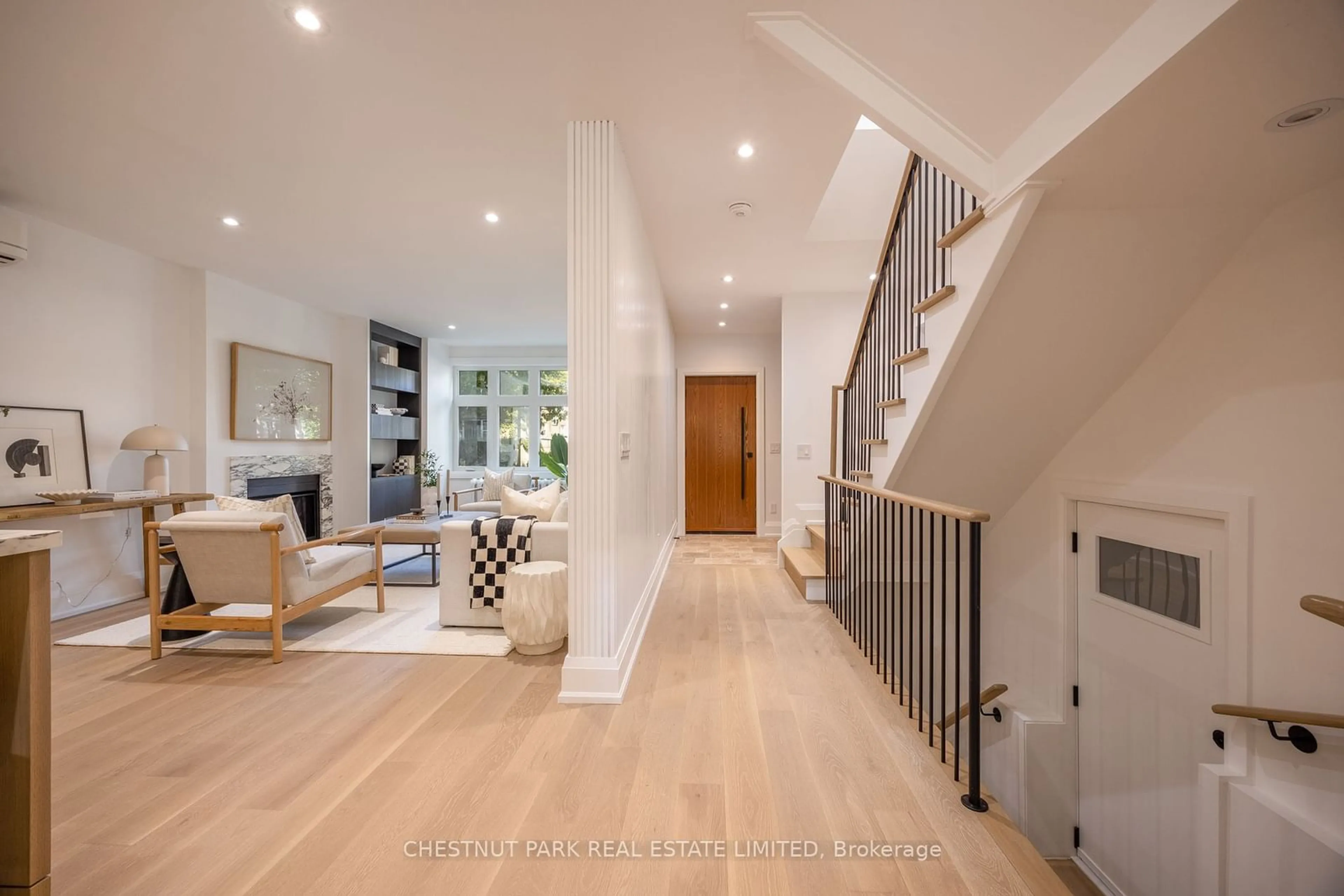 Indoor entryway, wood floors for 67 Walmsley Blvd, Toronto Ontario M4V 1X7