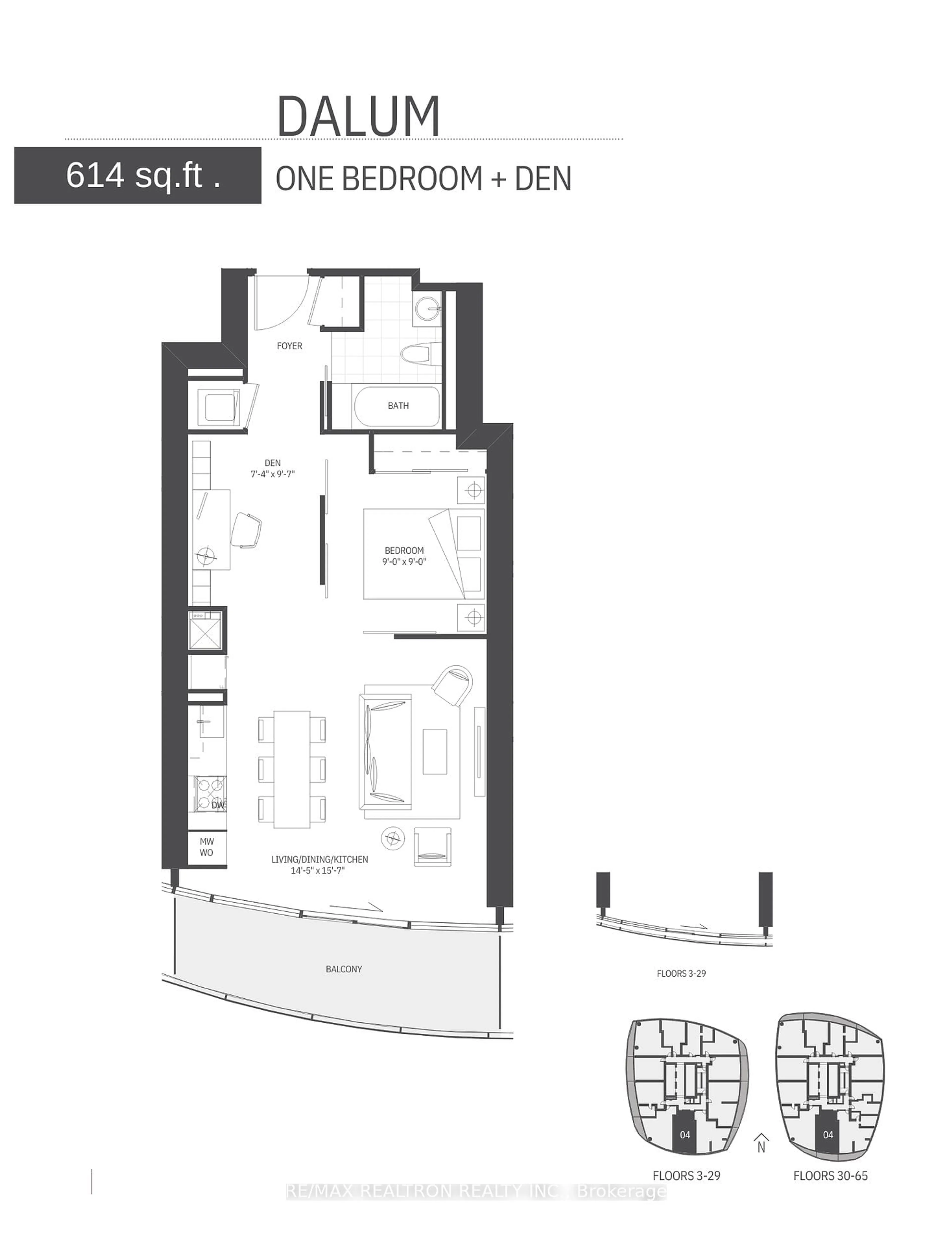 Floor plan for 14 York St #2704, Toronto Ontario M5J 0B1