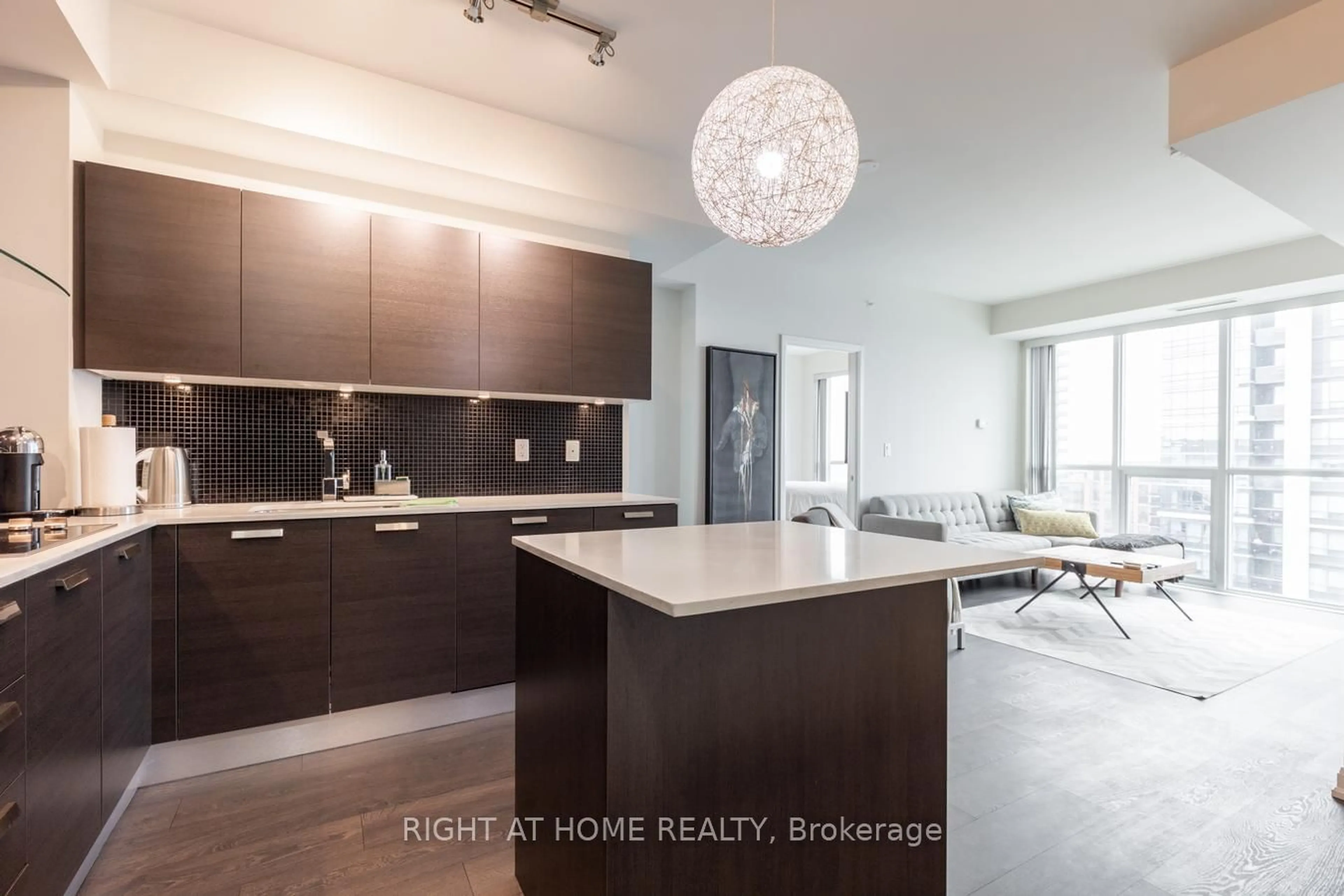 Open concept kitchen for 9 Bogert Ave #3001, Toronto Ontario M2N 0H3