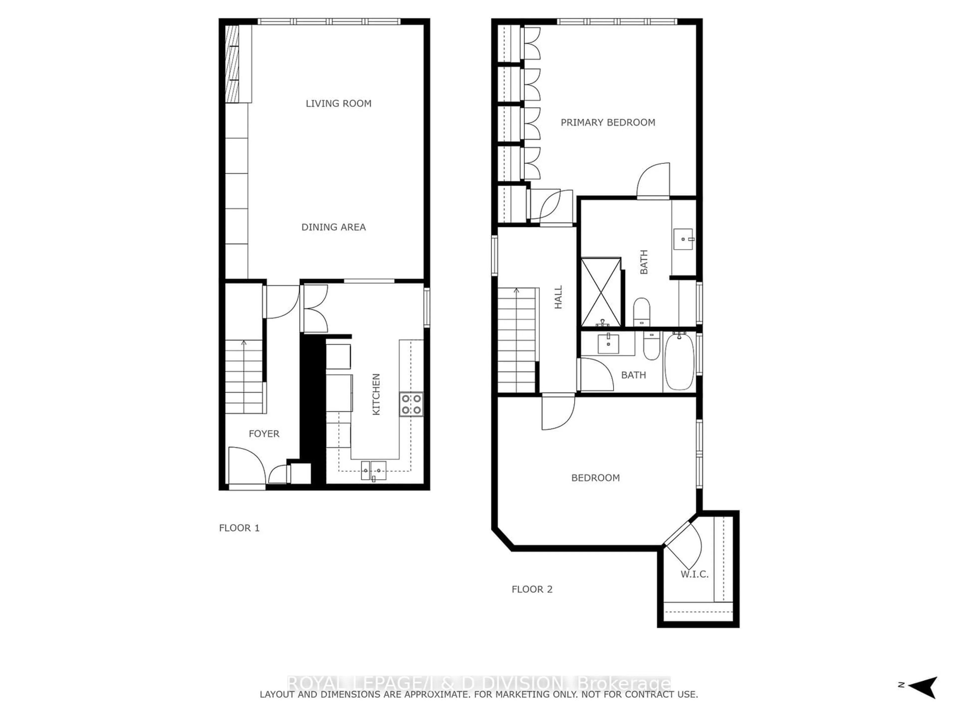 Floor plan for 265 Poplar Plains Rd #203, Toronto Ontario M4V 2N9