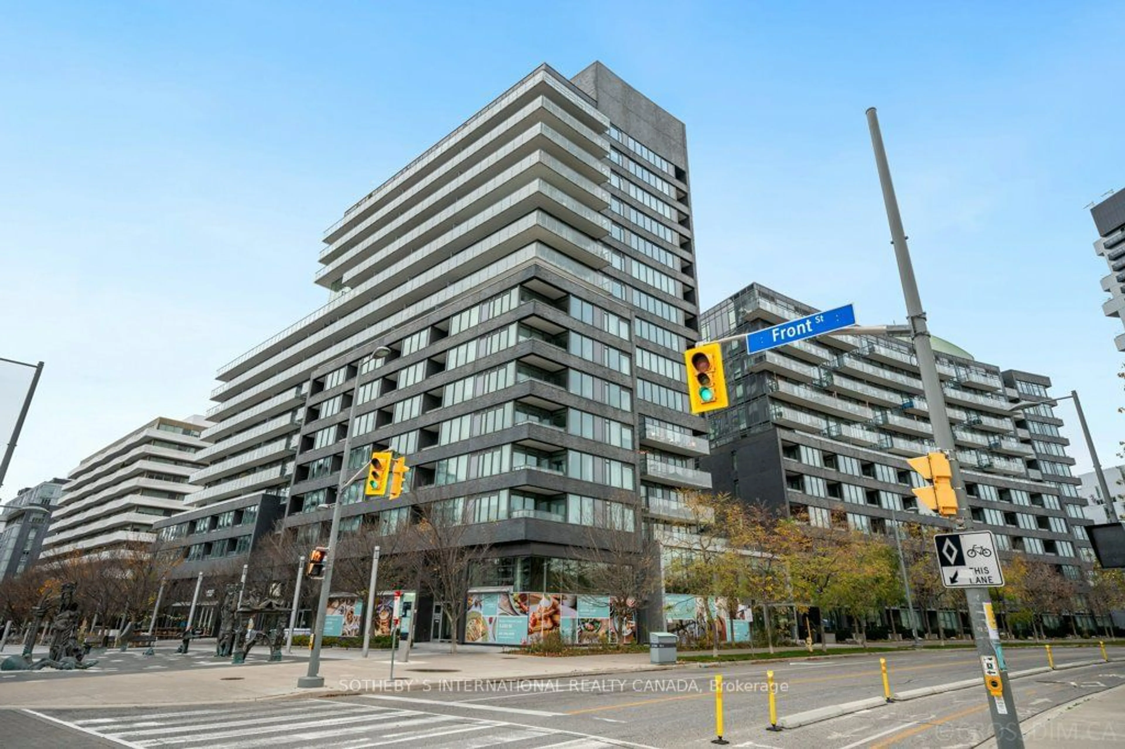 A pic from exterior of the house or condo, the front or back of building for 120 Bayview Ave #S318, Toronto Ontario M5A 0G4