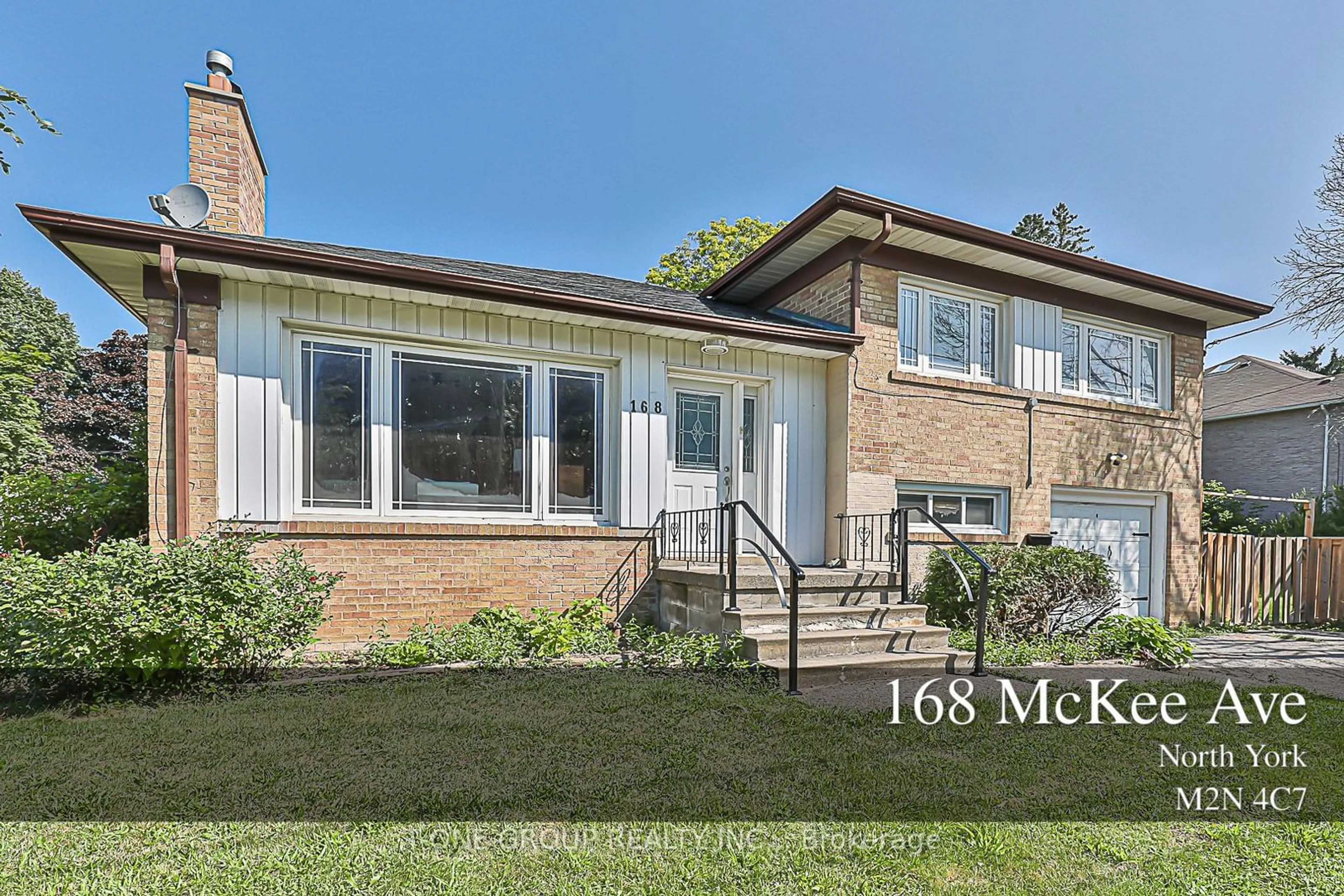 Home with brick exterior material for 168 Mckee Ave, Toronto Ontario M2N 4C7