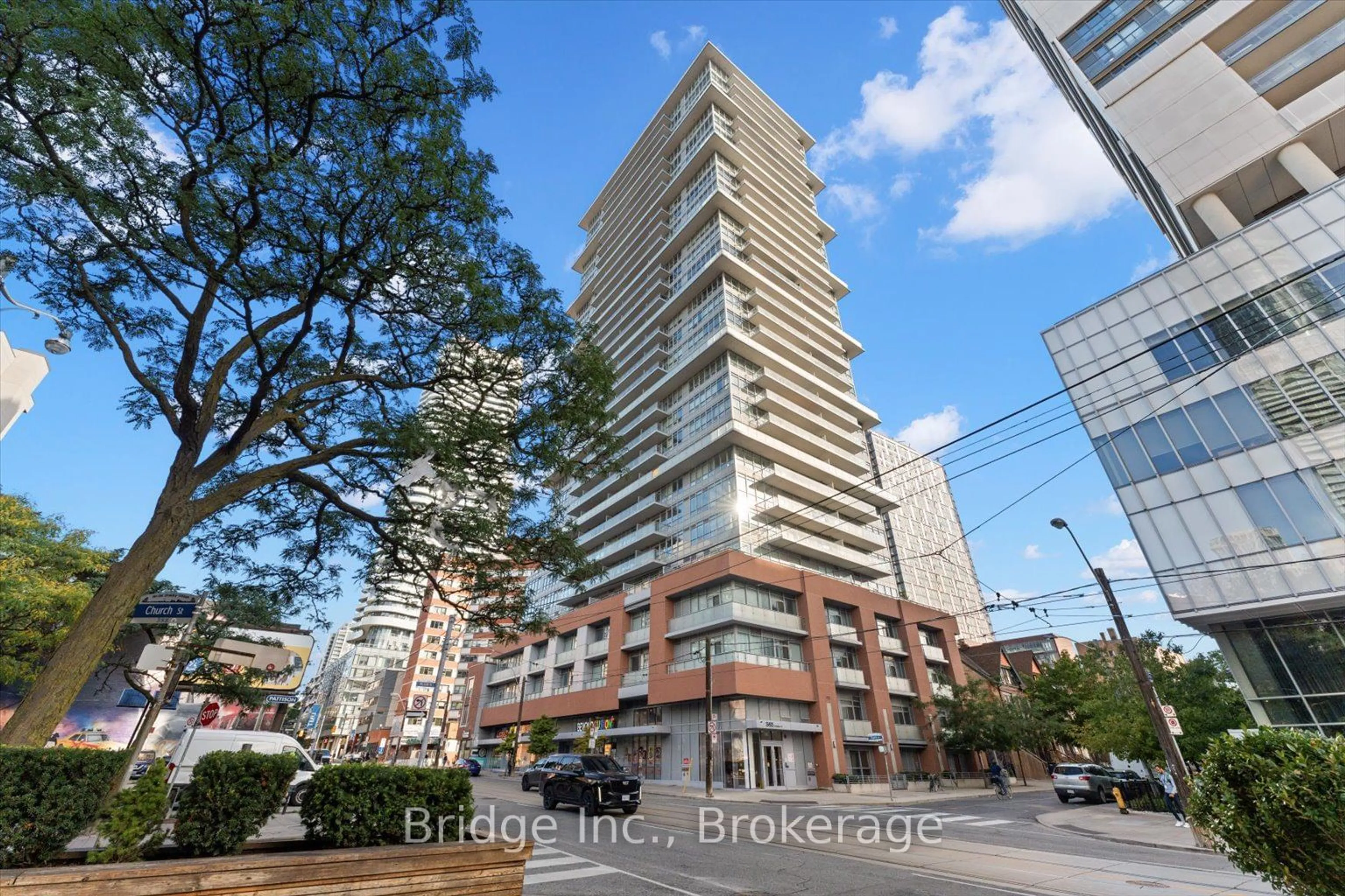 A pic from exterior of the house or condo, the front or back of building for 365 Church St #1410, Toronto Ontario M5B 1H6