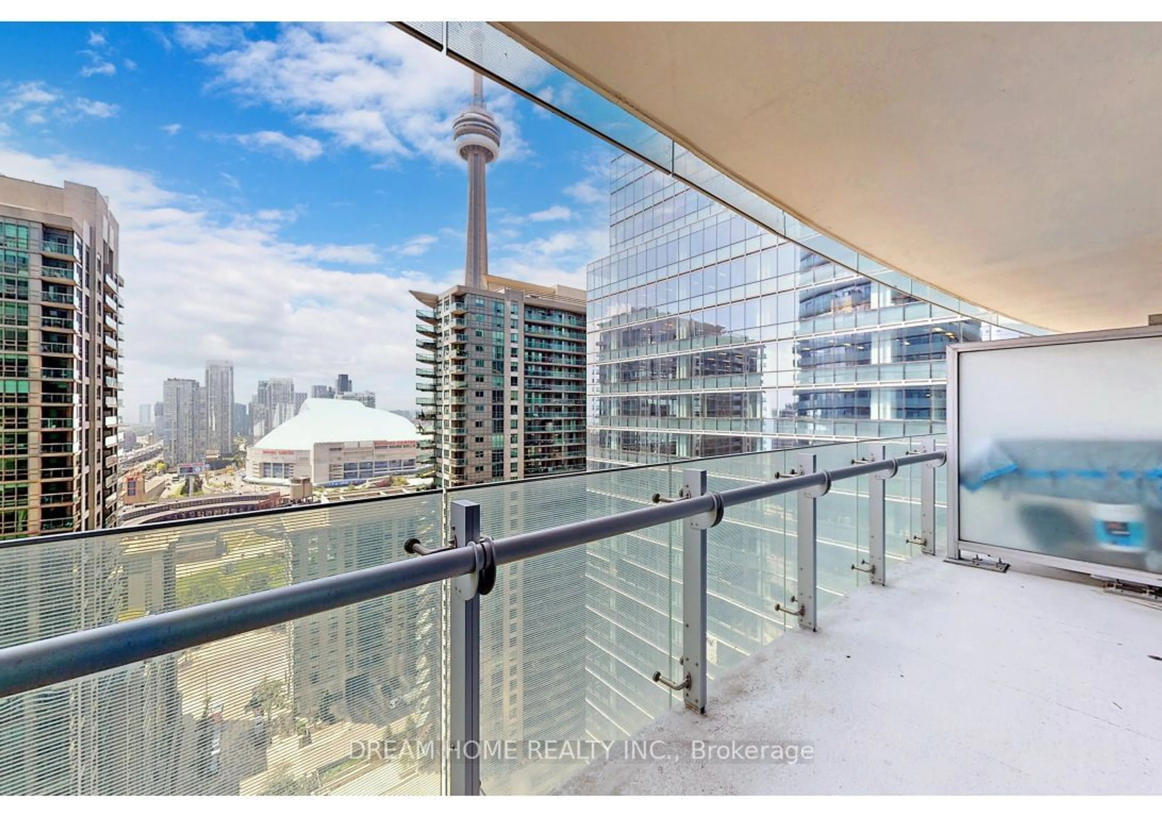 A pic from exterior of the house or condo, the view of city buildings for 14 York St #2307, Toronto Ontario M5J 2Z2