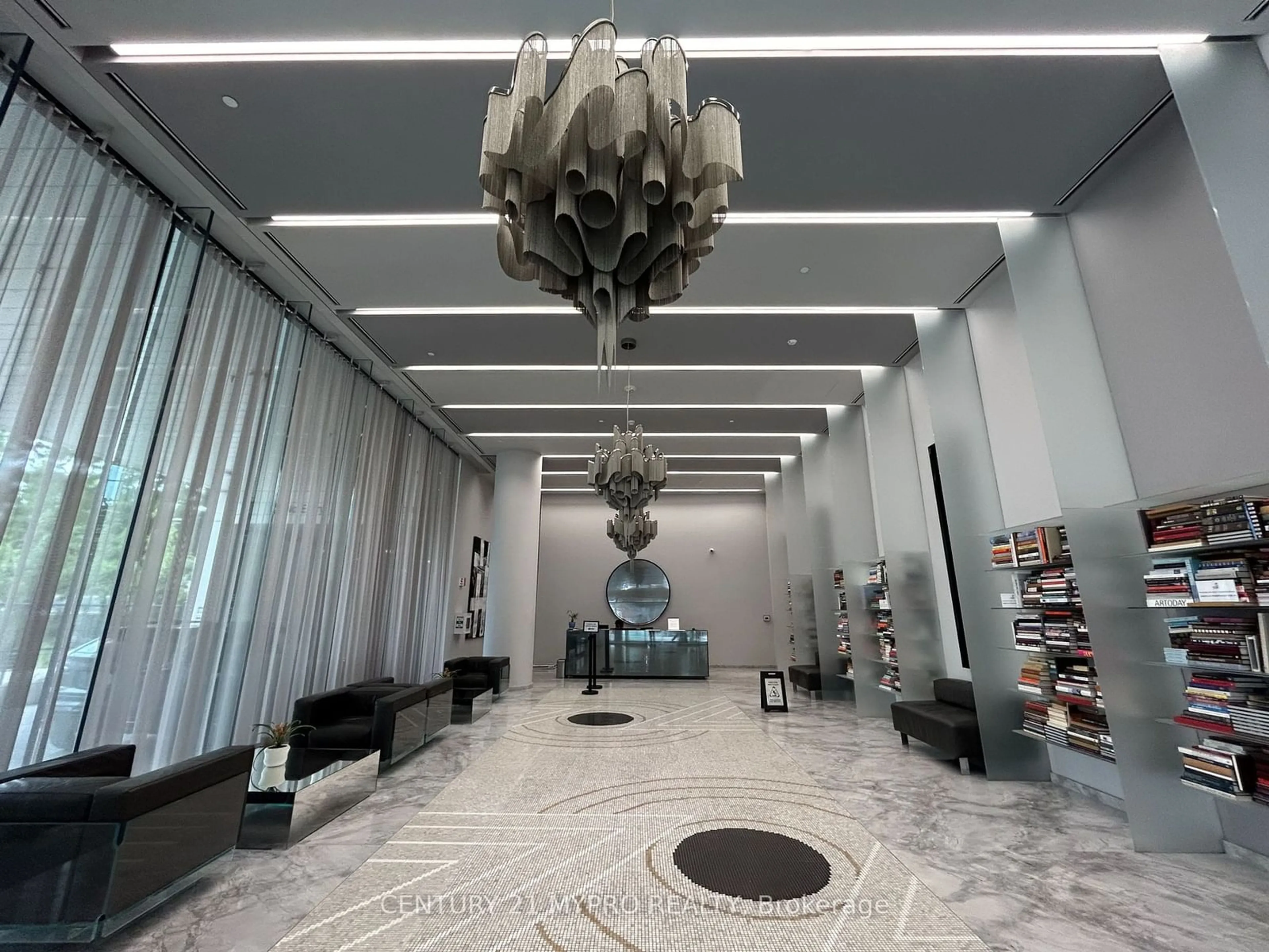 Indoor lobby, ceramic floors for 5 Soudan Ave #1808, Toronto Ontario M4S 0B1