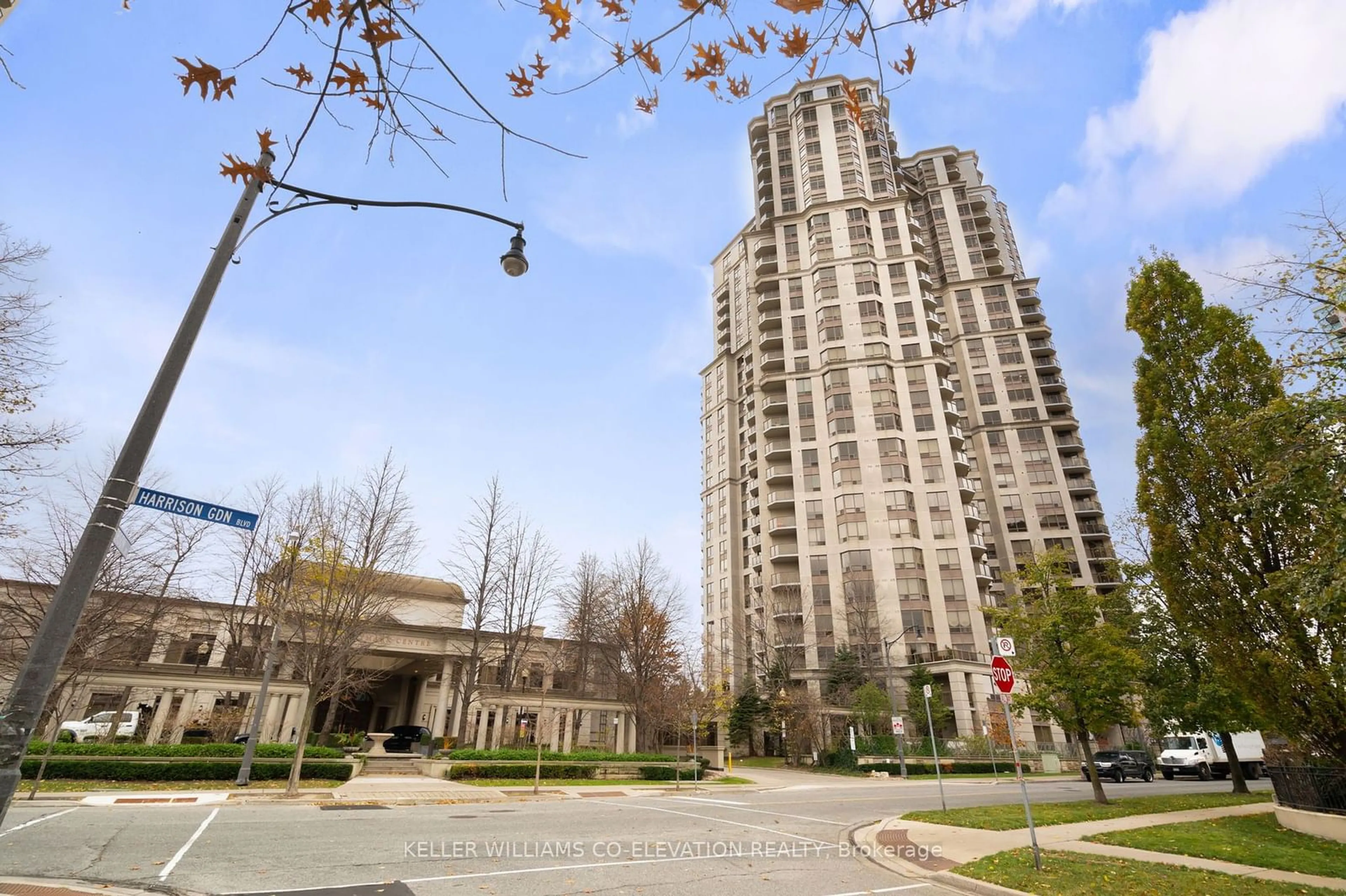 A pic from exterior of the house or condo, the street view for 78 Harrison Garden Blvd #2603, Toronto Ontario M2N 7E2