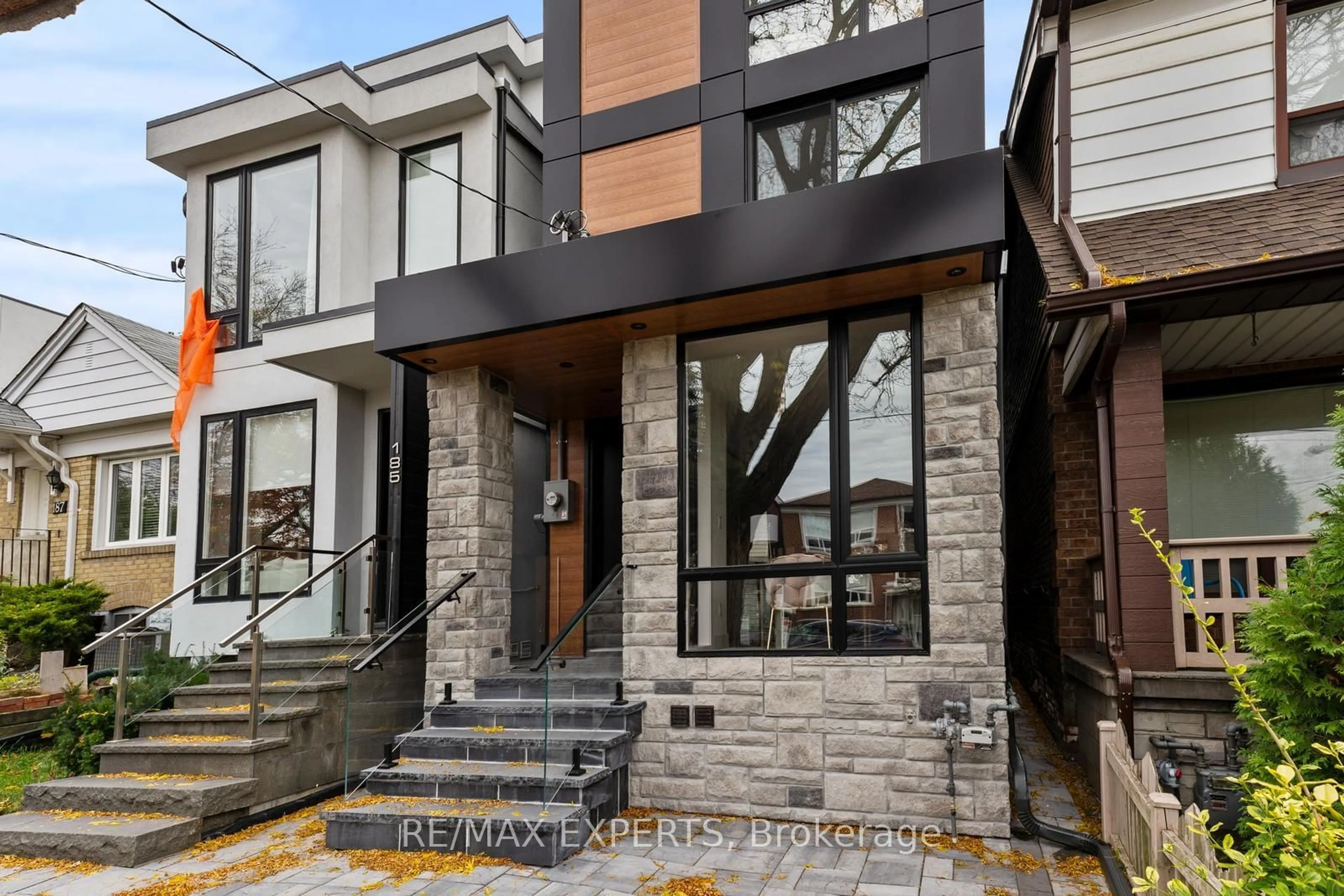 Home with brick exterior material for 183 Atlas Ave, Toronto Ontario M6C 3P6