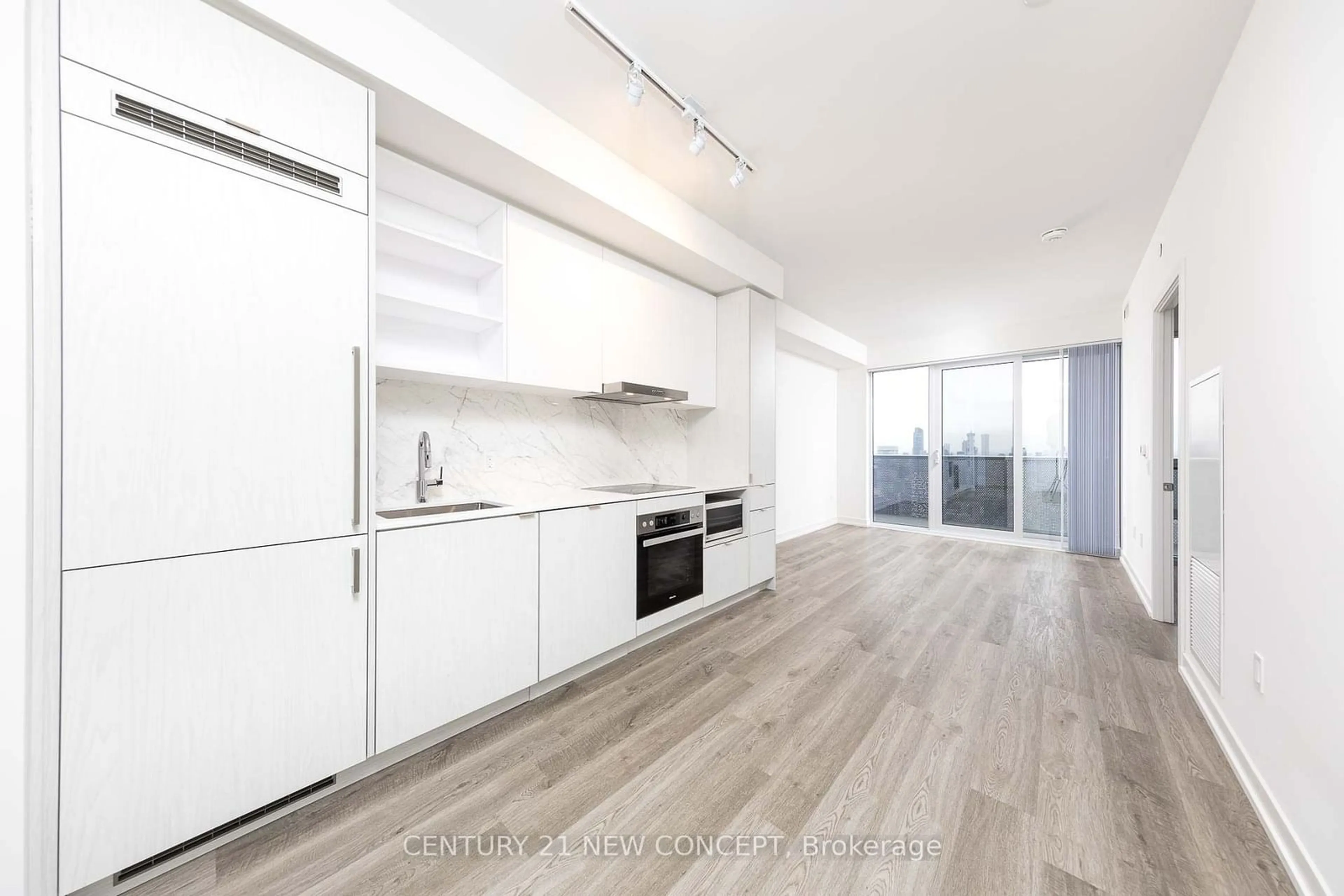 Open concept kitchen for 55 cooper St #7702, Toronto Ontario M5E 0G1