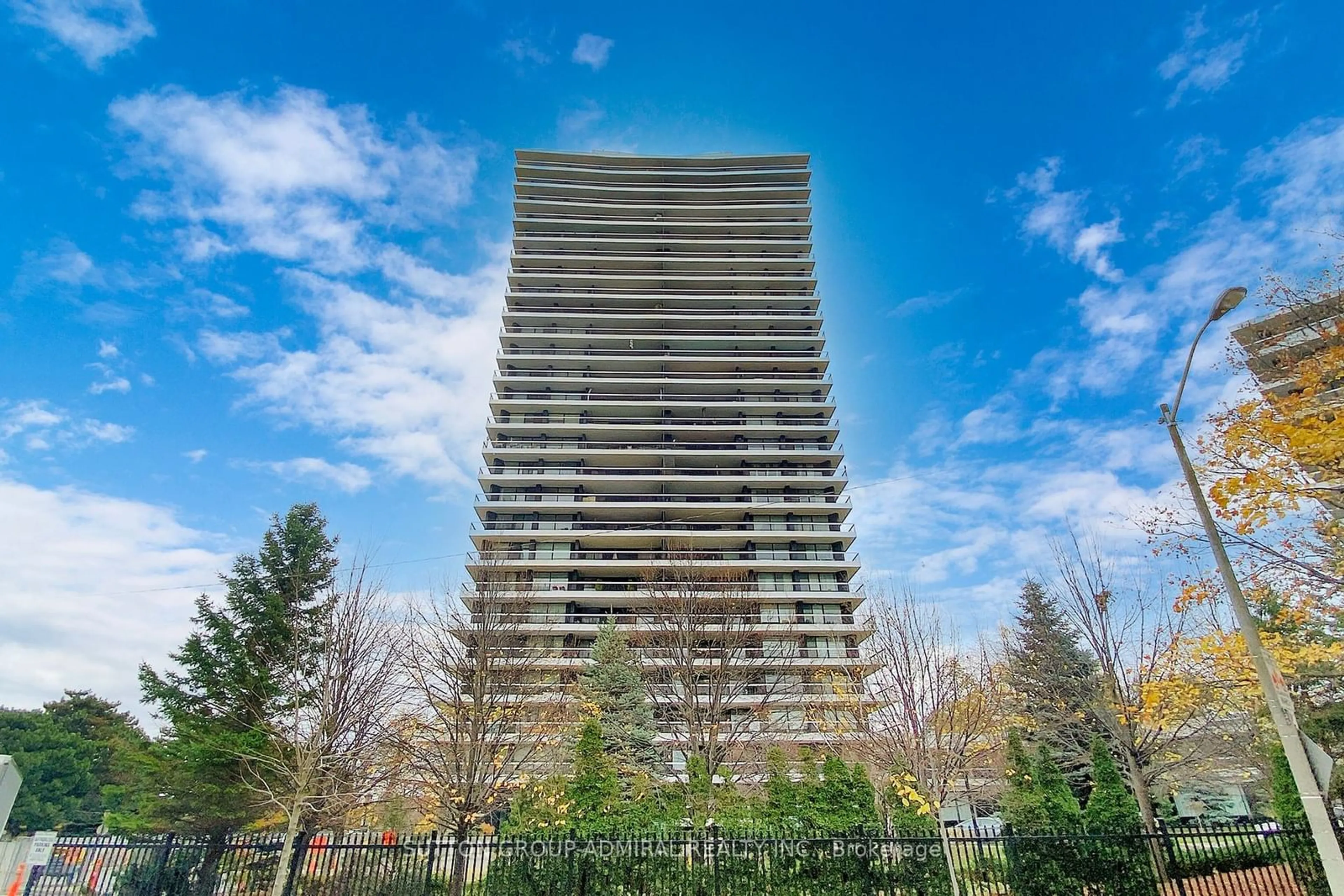 A pic from exterior of the house or condo, the front or back of building for 135 Antibes Dr #2301, Toronto Ontario M2R 2Z1