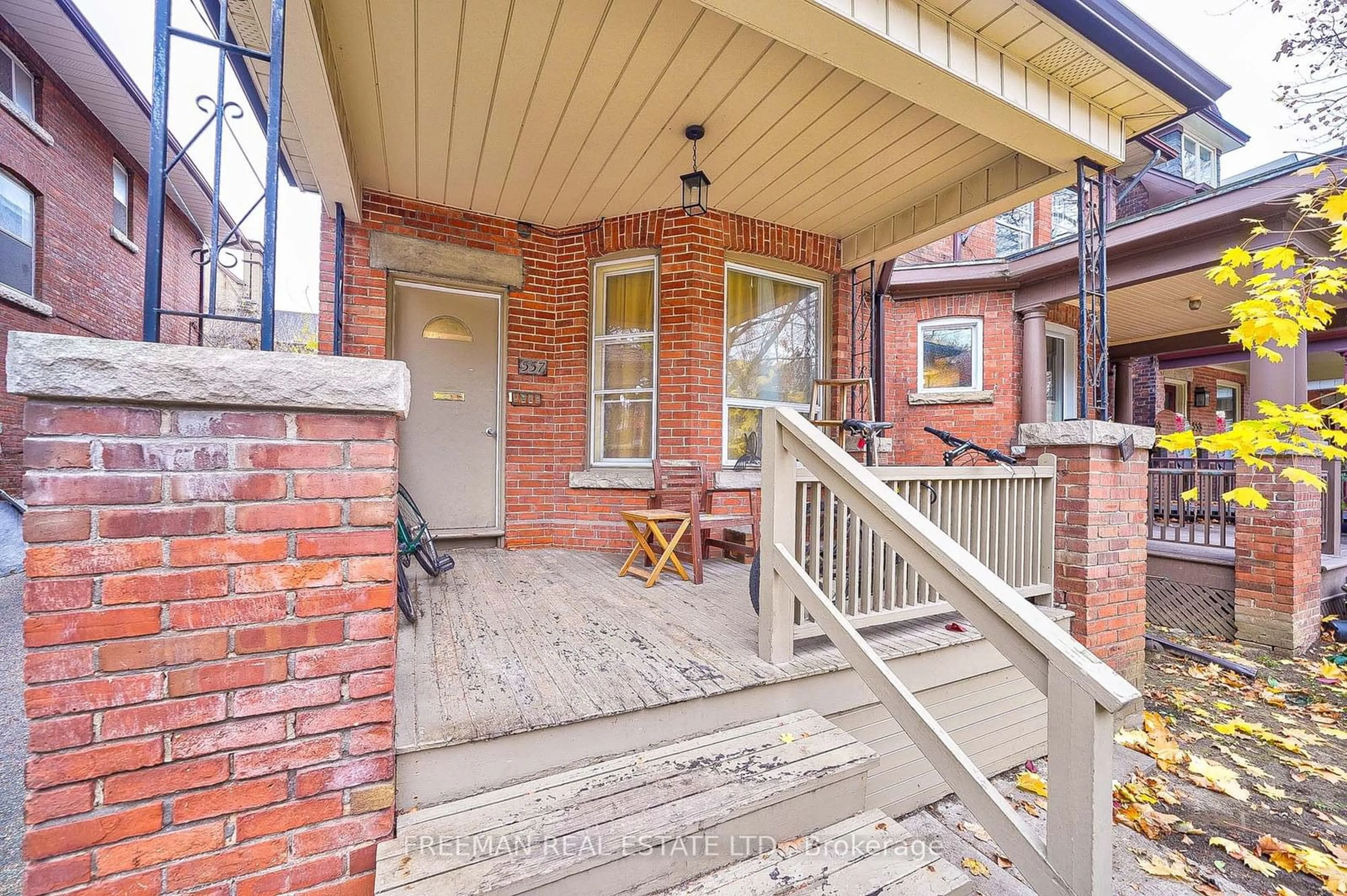 Patio, the street view for 557 Markham St, Toronto Ontario M6G 2L6