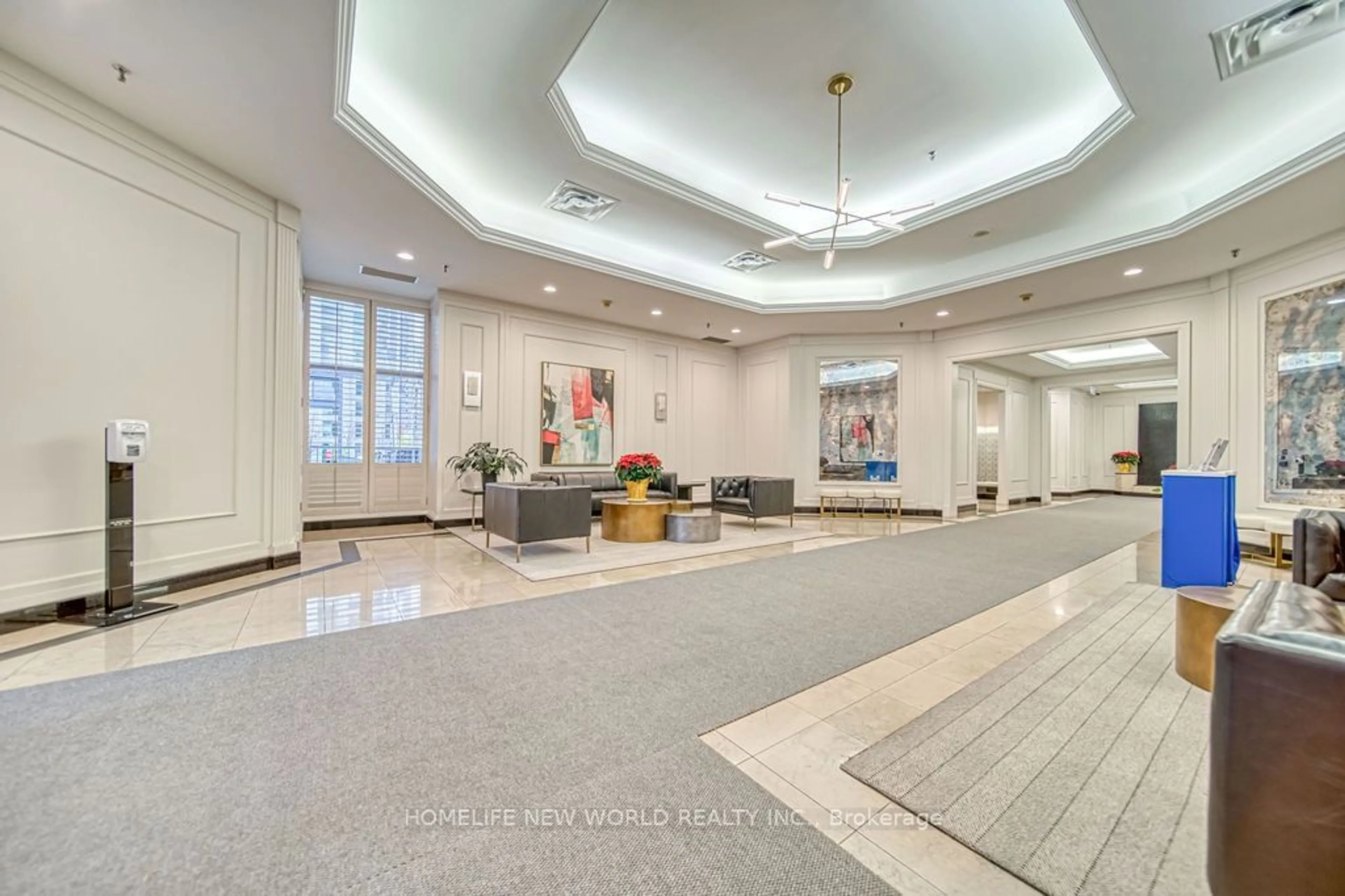 Indoor lobby, not visible floor for 8 Hillcrest Ave #1515, Toronto Ontario M2N 3N5