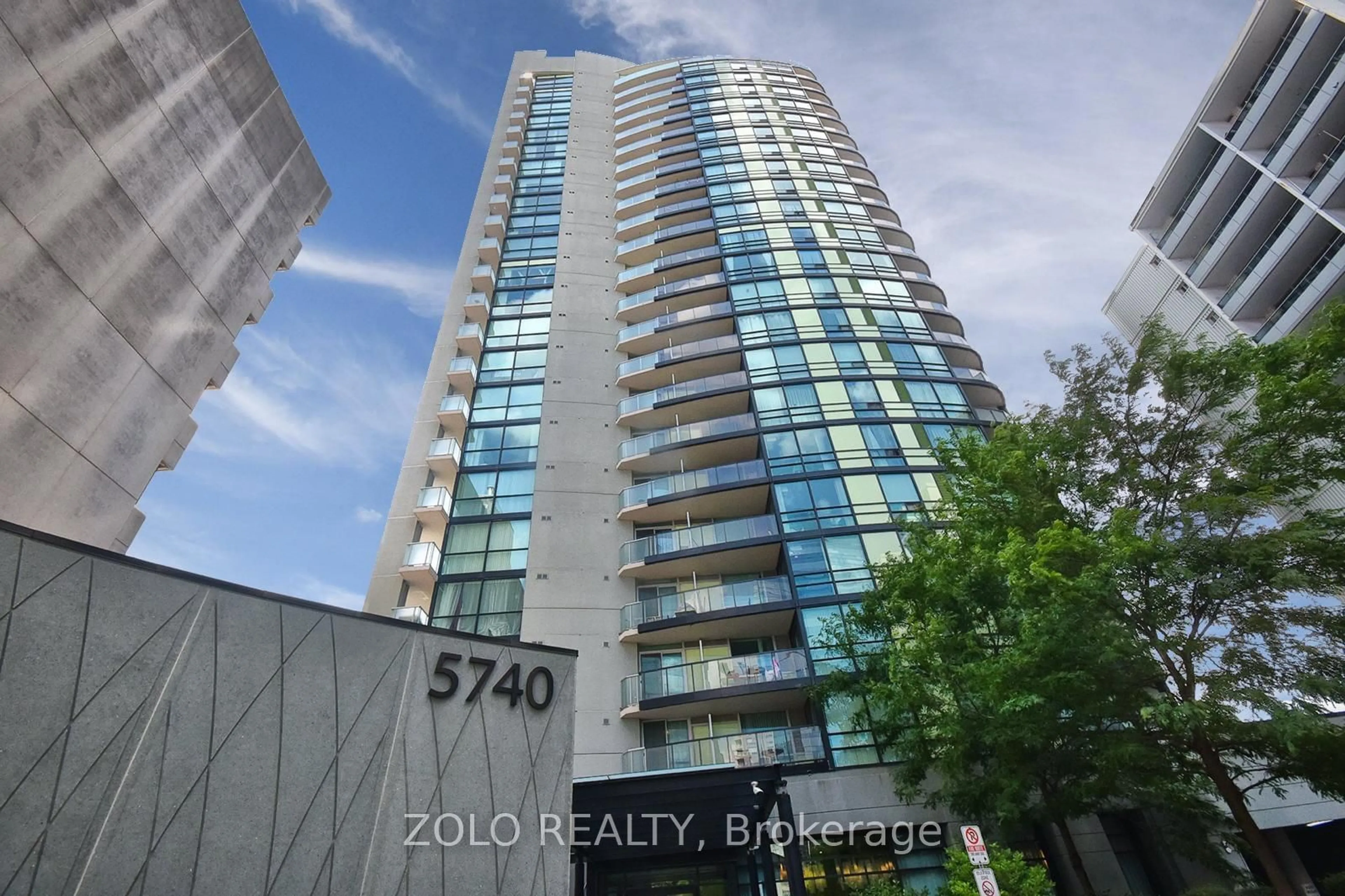 A pic from exterior of the house or condo, the front or back of building for 5740 Yonge St #1009, Toronto Ontario M2M 0B1