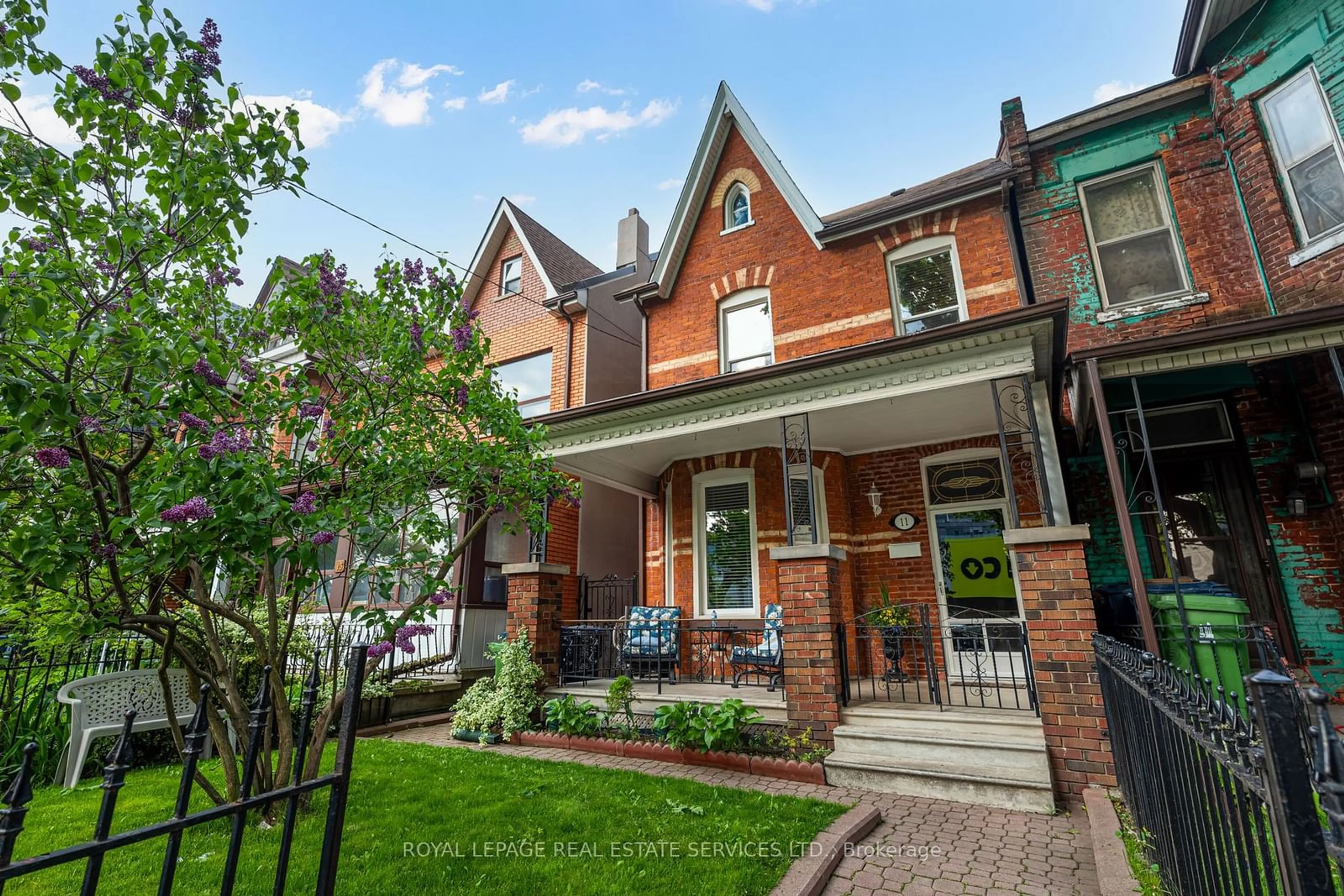 Home with brick exterior material for 11 Northcote Ave, Toronto Ontario M6J 3K2