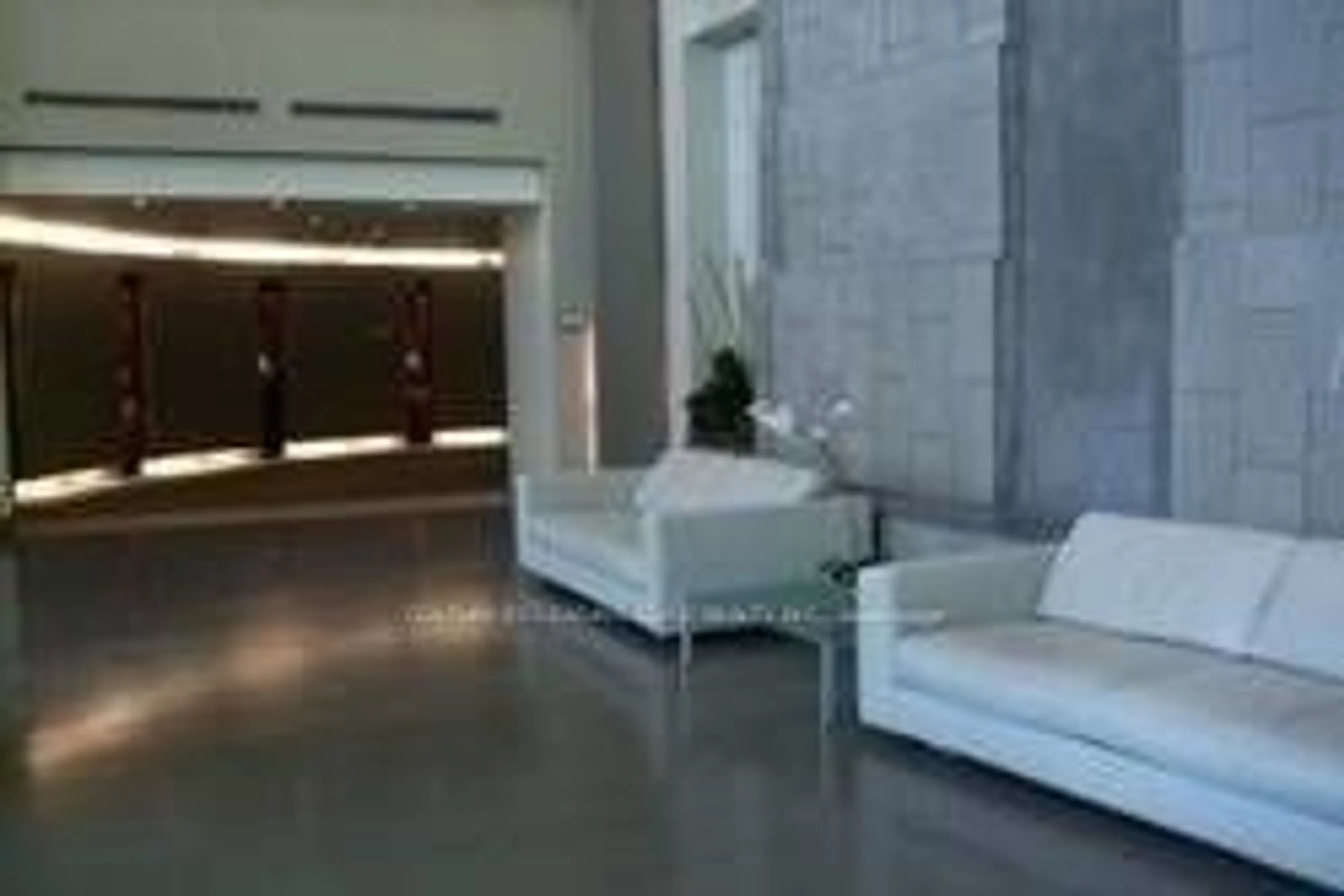 Indoor lobby, cement floor for 373 Front St #307, Toronto Ontario M5V 3R7