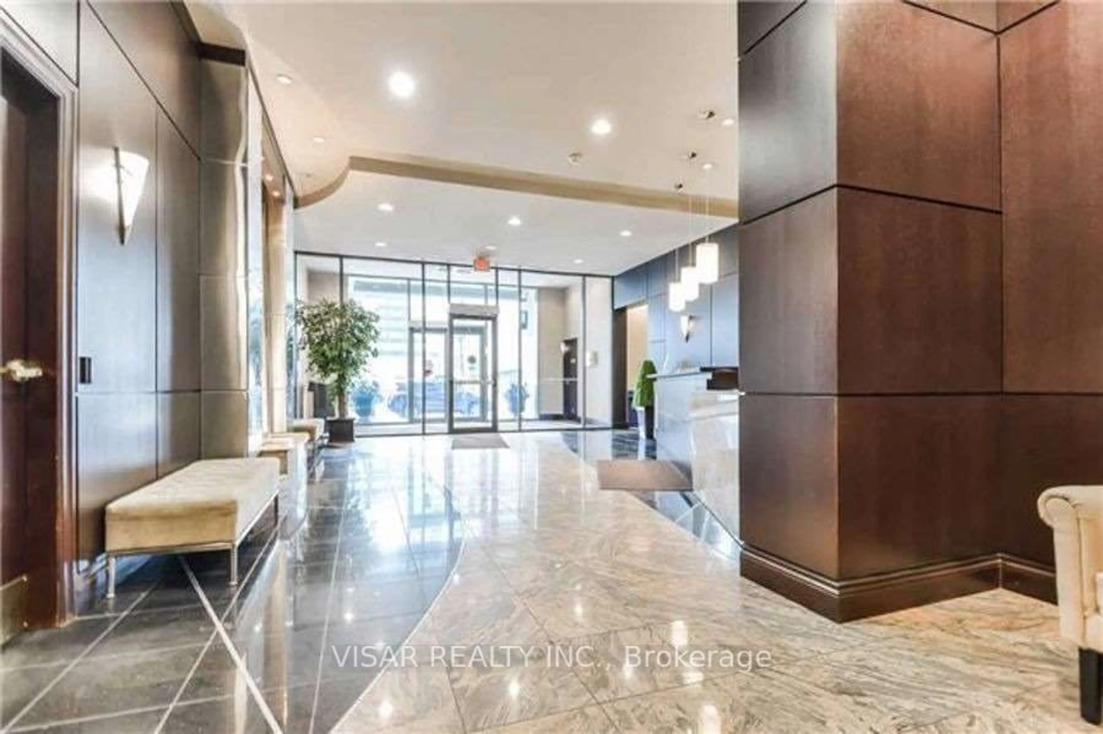 Indoor lobby, wood floors for 18 Yonge St #603, Toronto Ontario M5E 1Z8