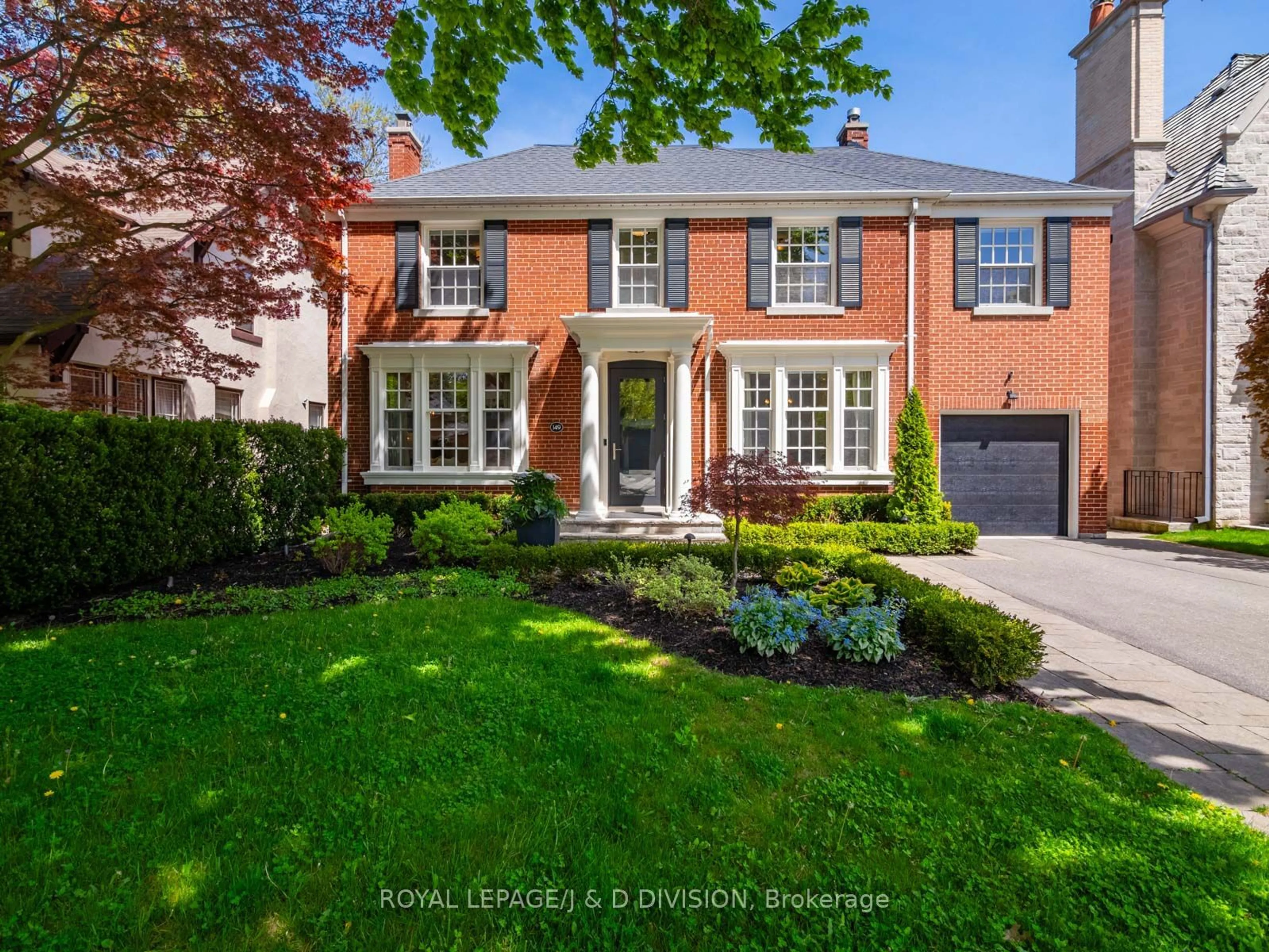 Home with brick exterior material for 149 Dinnick Cres, Toronto Ontario M4N 1M2