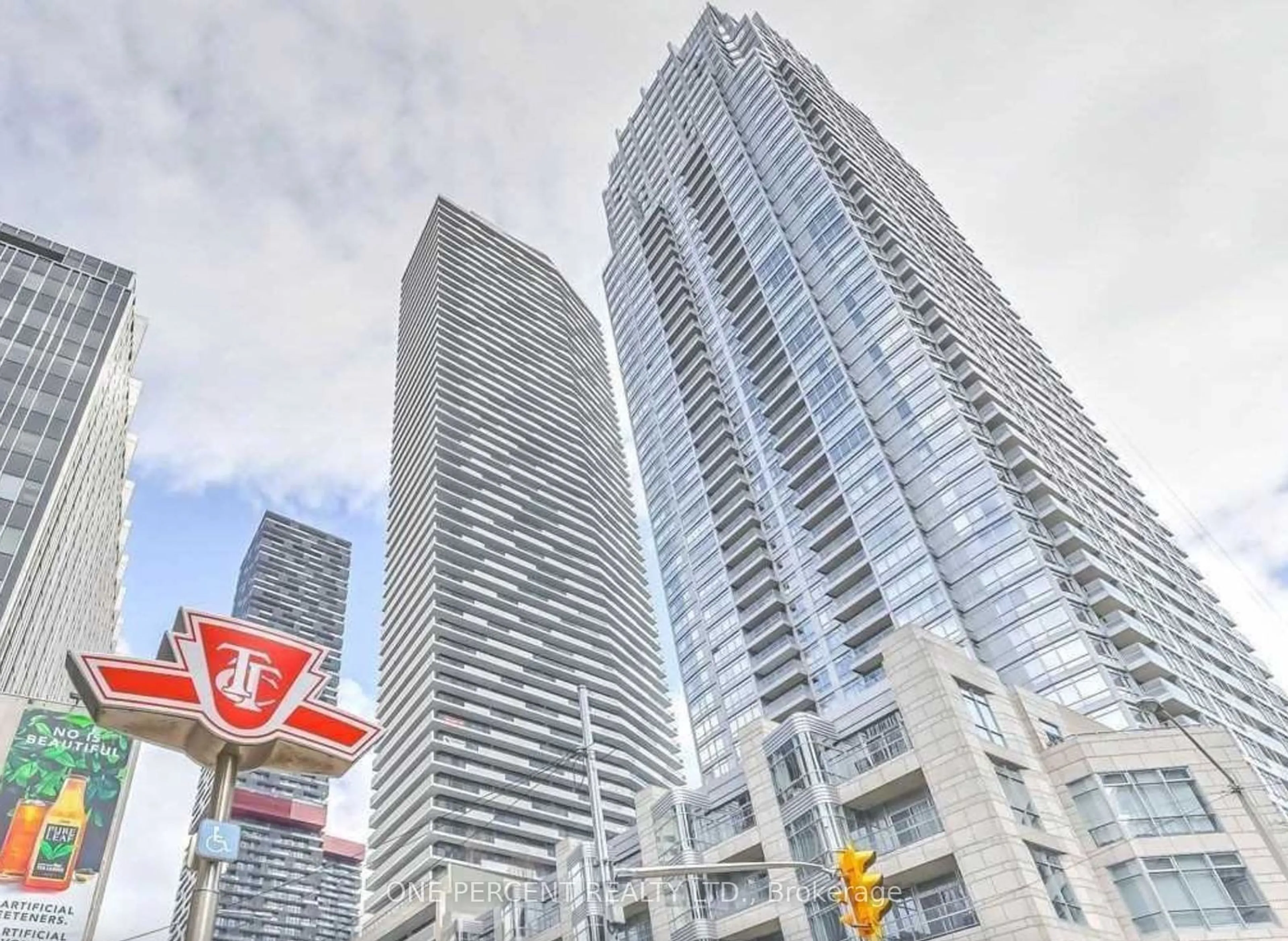 A pic from exterior of the house or condo, the street view for 2221 Yonge St #3711, Toronto Ontario M4S 0B8