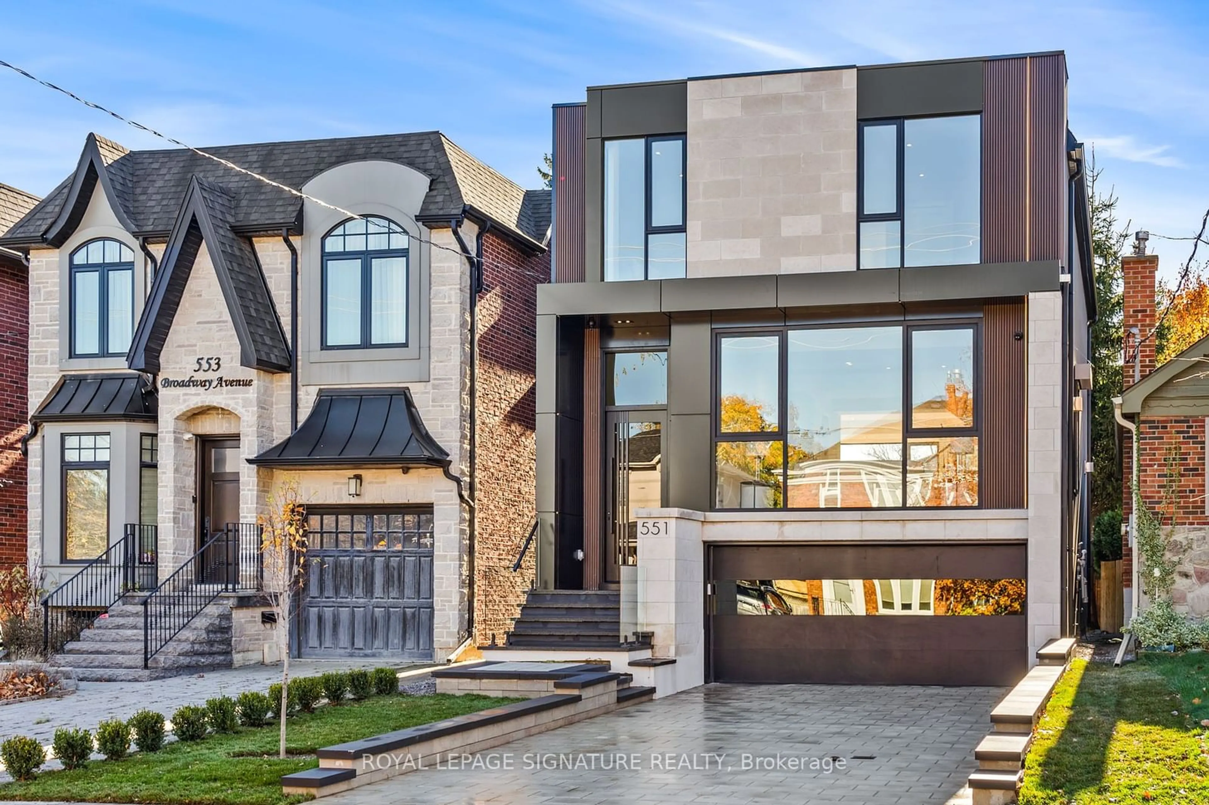 Home with brick exterior material for 551 Broadway Ave, Toronto Ontario M4G 2S2