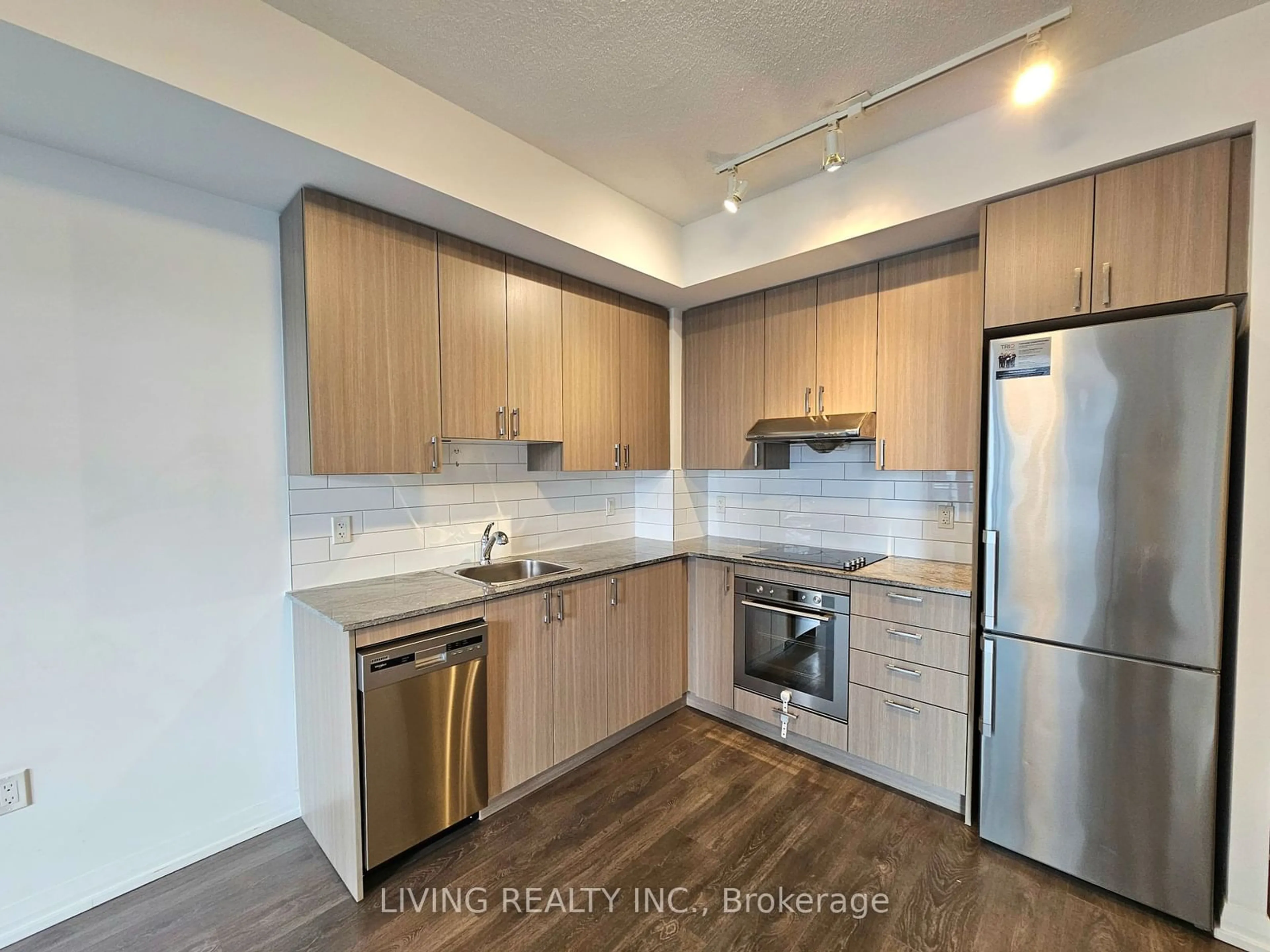 Standard kitchen, wood floors for 50 Ann O'reilly Rd #1806, Toronto Ontario M2J 0C9