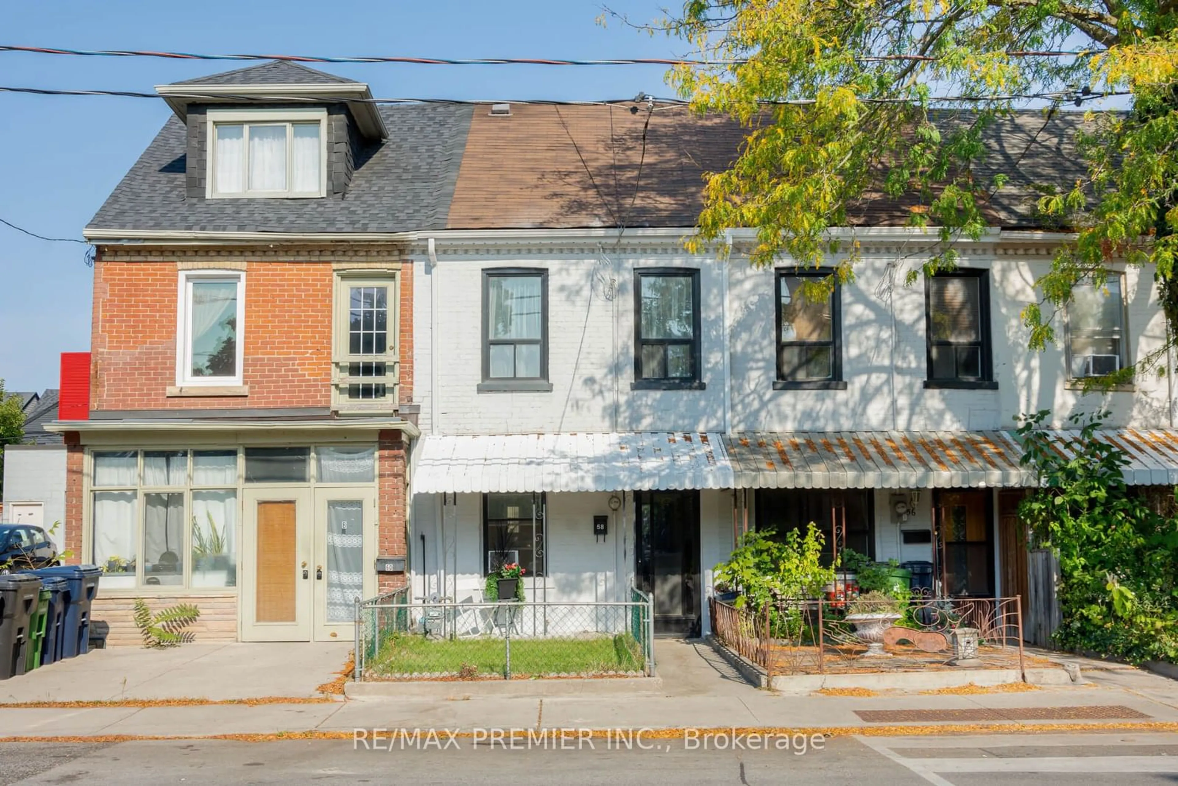 A pic from exterior of the house or condo, the street view for 58 Mansfield Ave, Toronto Ontario M6J 2B2