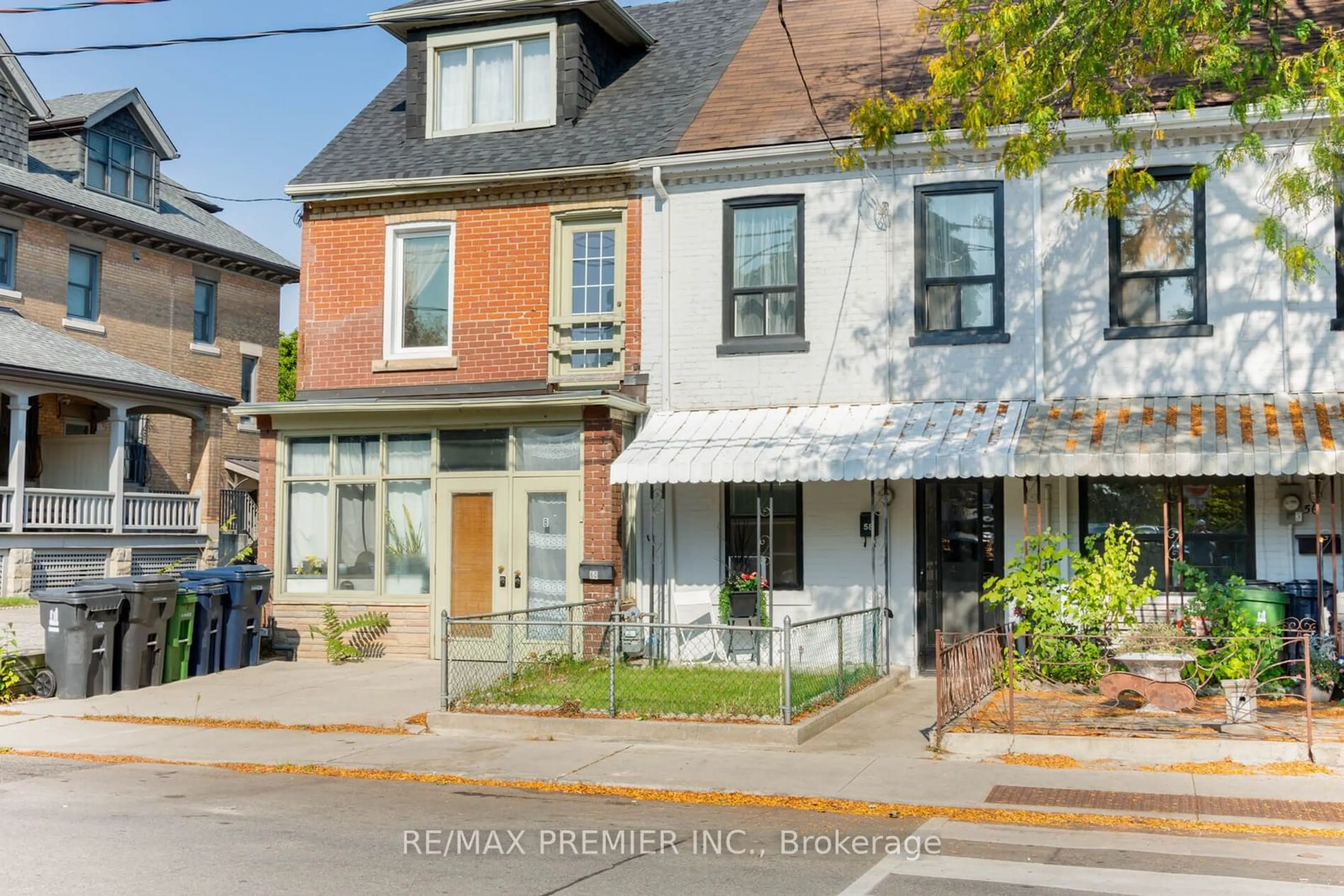 A pic from exterior of the house or condo, the street view for 58 Mansfield Ave, Toronto Ontario M6J 2B2