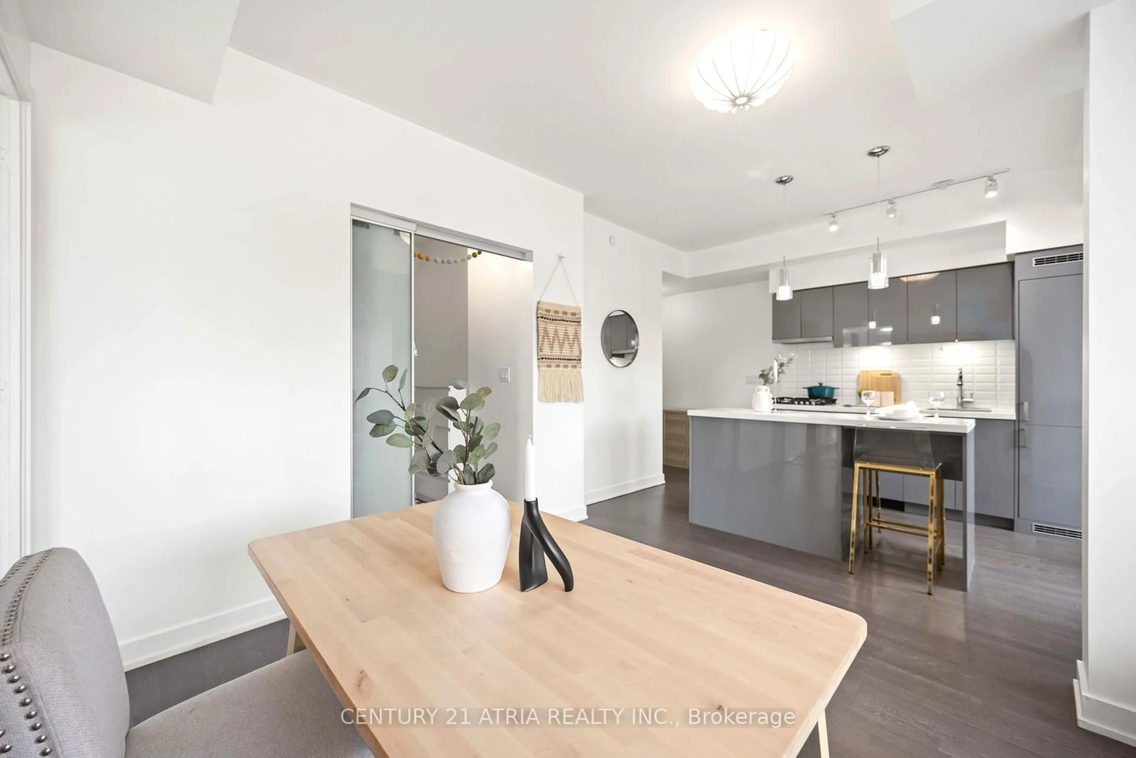 Open concept kitchen for 501 St Clair Ave #303, Toronto Ontario M5P 0A2