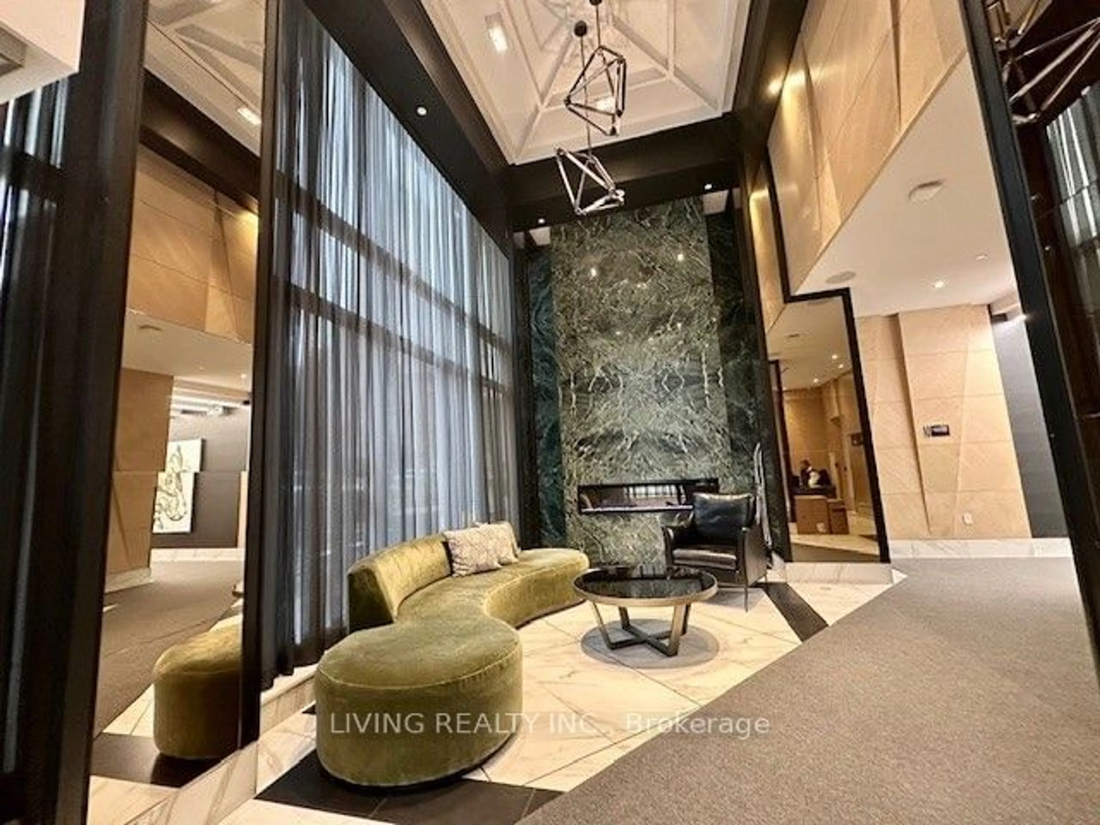 Indoor lobby, cement floor for 89 McGill St #803, Toronto Ontario M5B 1H5