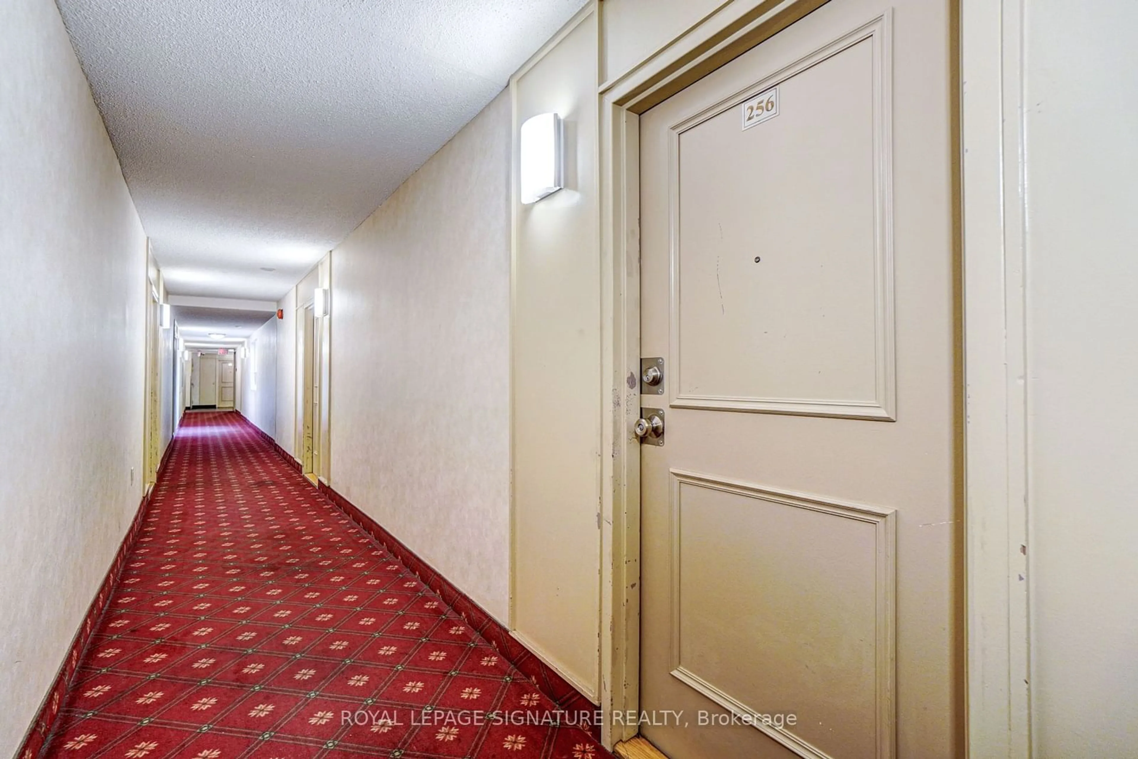 Indoor foyer, not visible floor for 165 Cherokee Blvd #256, Toronto Ontario M2J 4T7