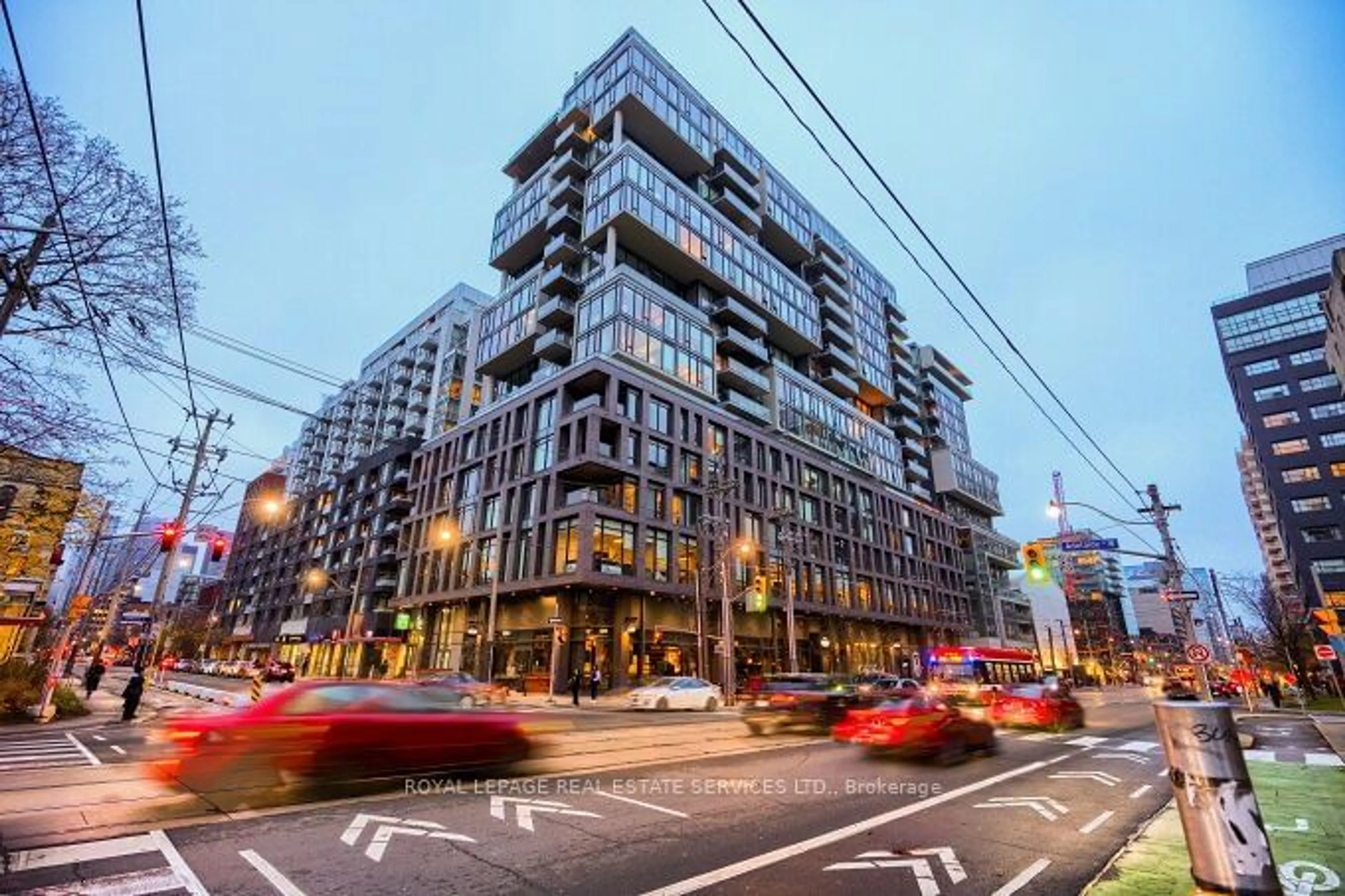 A pic from exterior of the house or condo, the street view for 111 Bathurst St #1301, Toronto Ontario M5V 0M9