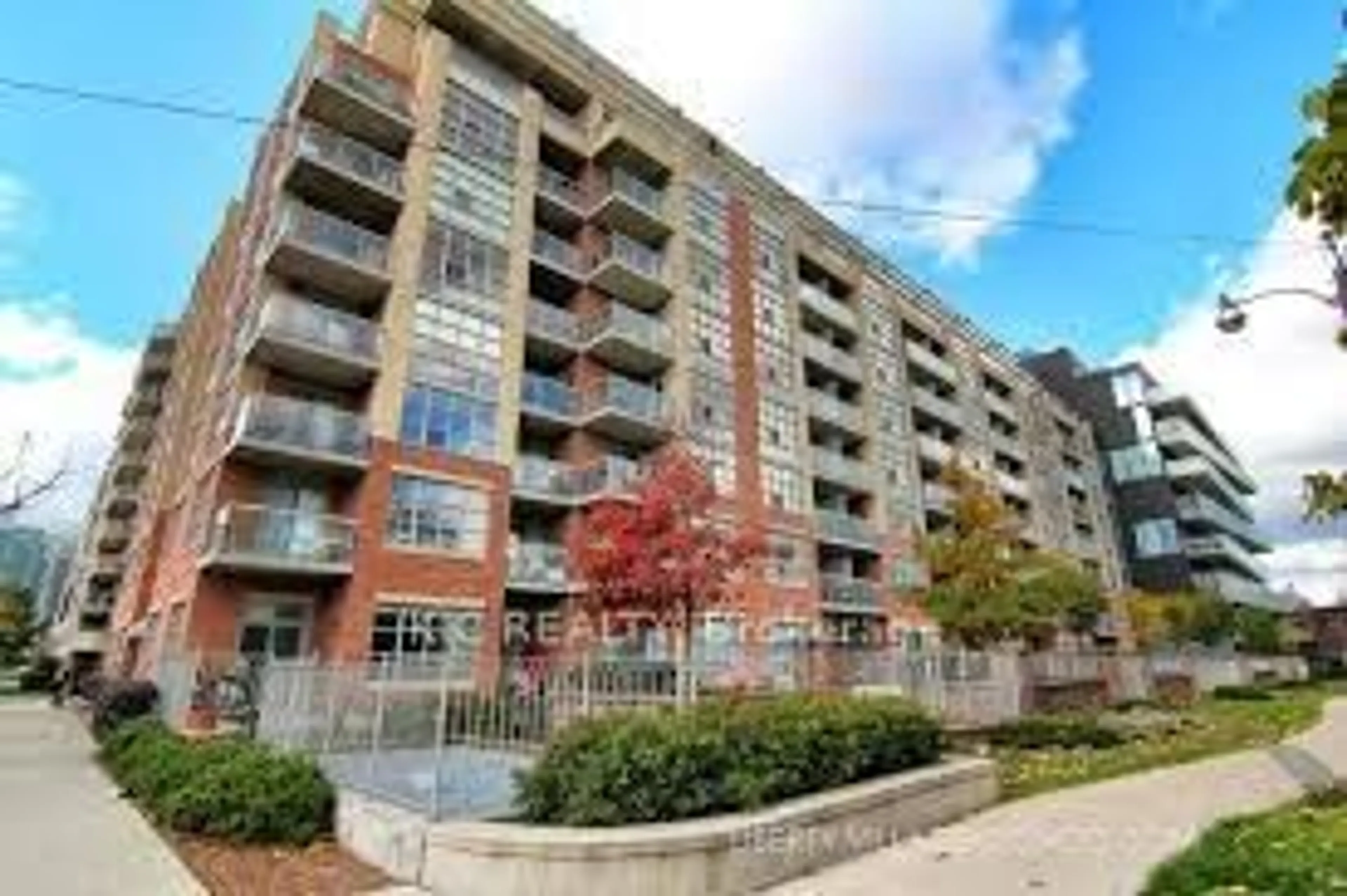 A pic from exterior of the house or condo, the street view for 15 Stafford St #206, Toronto Ontario M5V 3X6