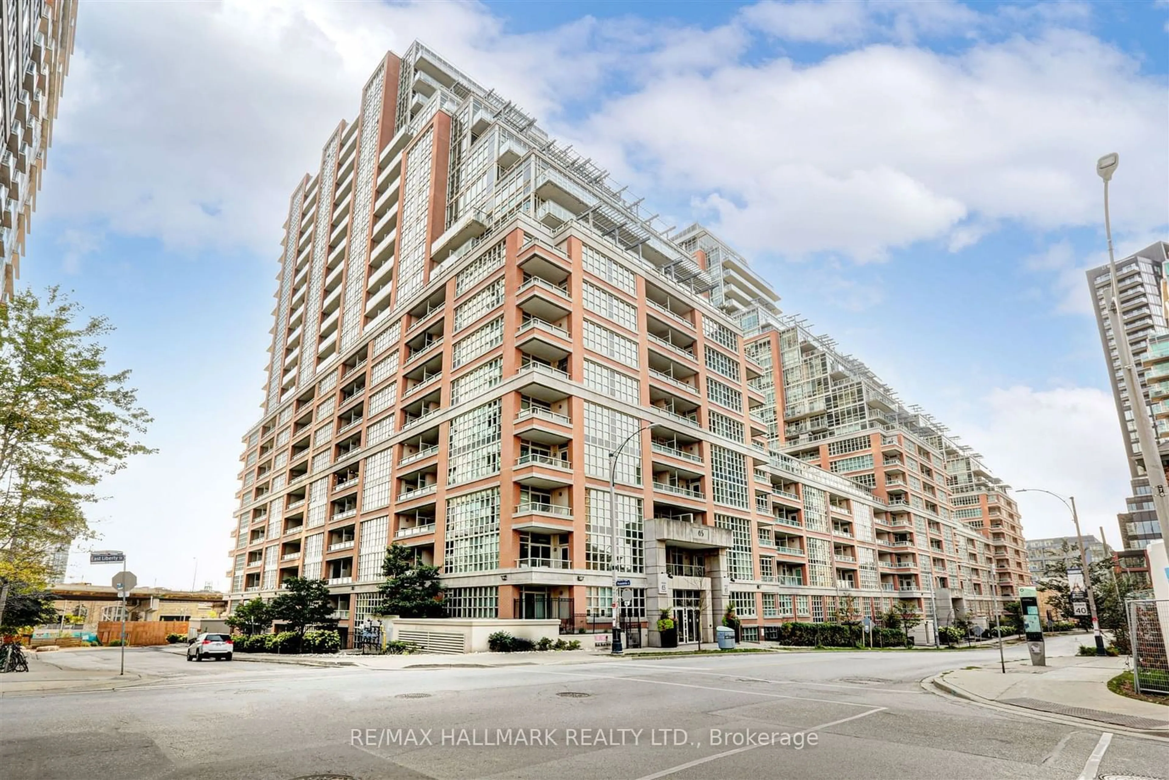 A pic from exterior of the house or condo, the street view for 65 East Liberty St #613, Toronto Ontario M6K 3R2