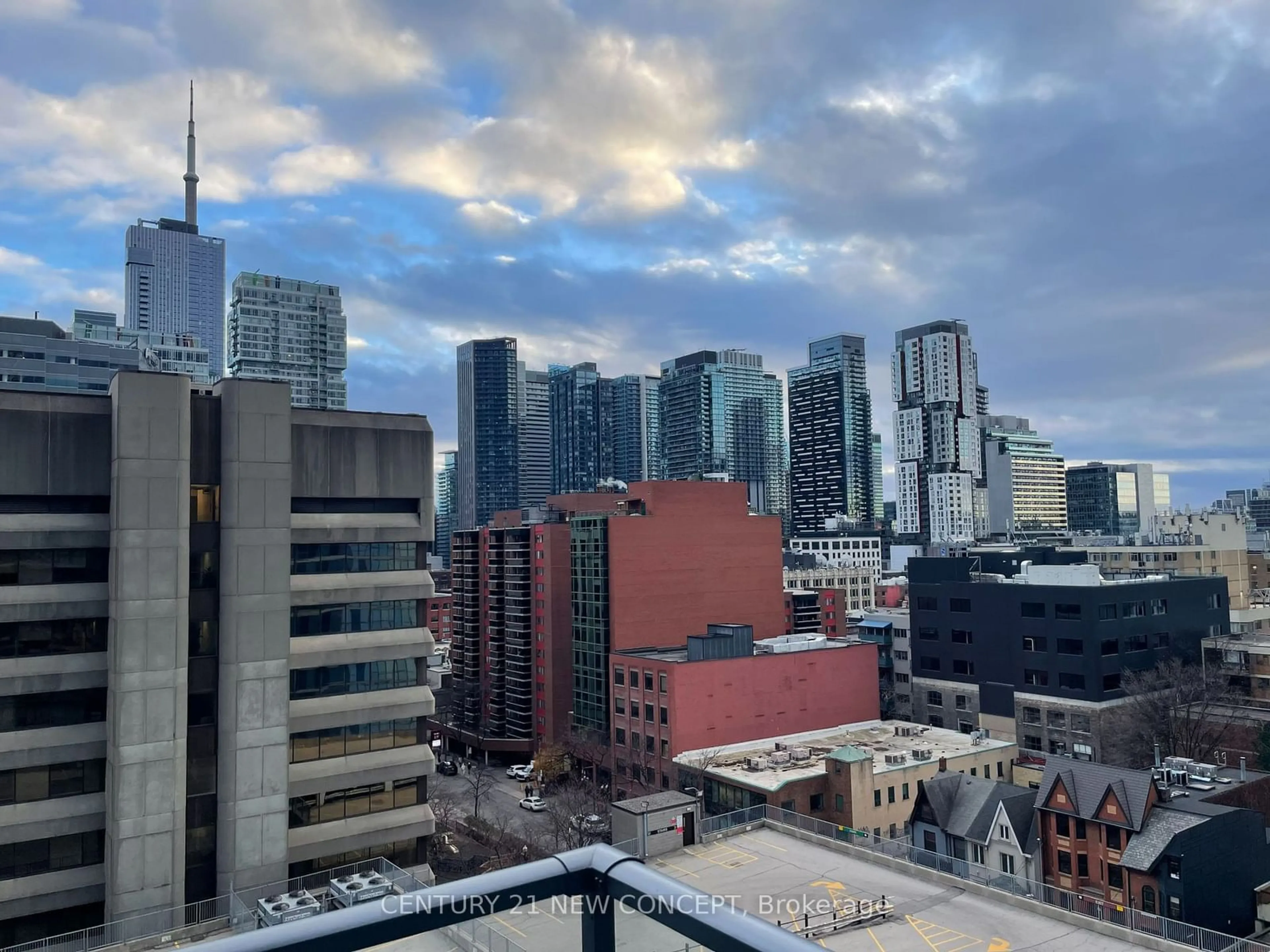 A pic from exterior of the house or condo, the view of city buildings for 210 Simcoe St #1112, Toronto Ontario M5T 0A9