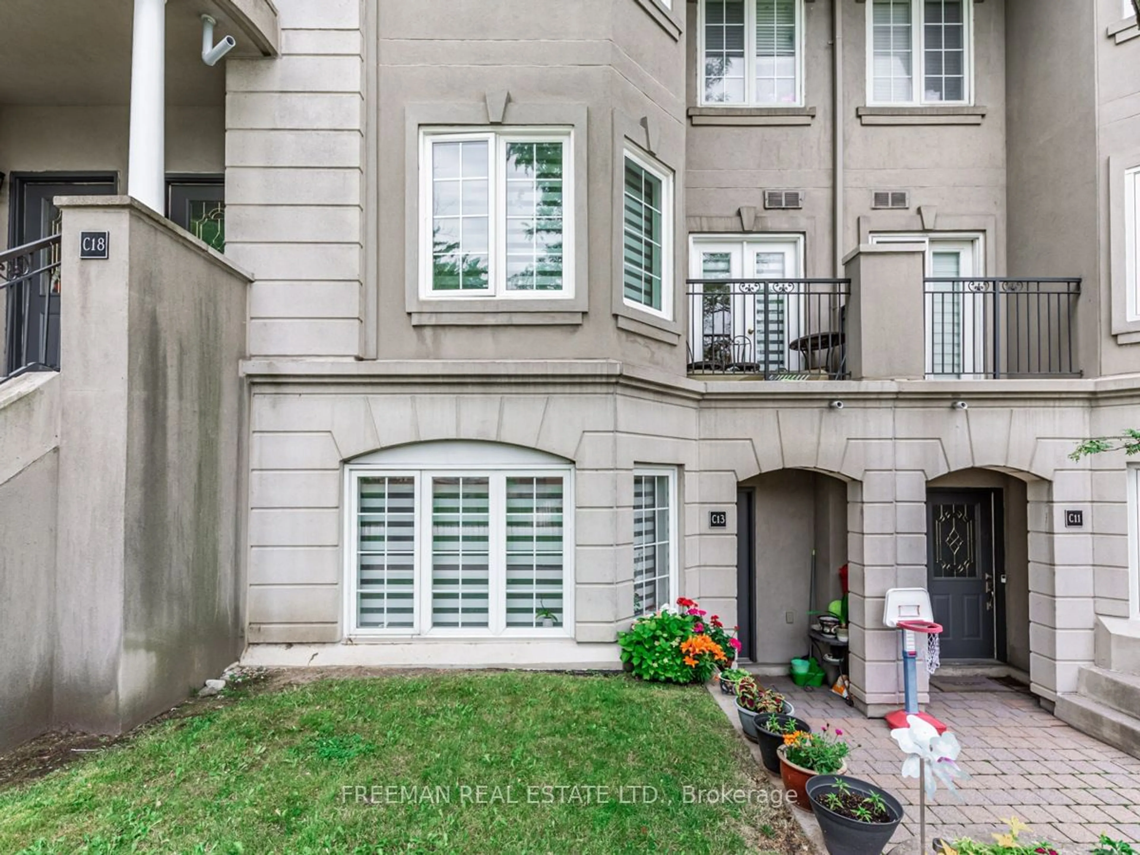 A pic from exterior of the house or condo, the street view for 108 Finch Ave #C13, Toronto Ontario M2N 6W6