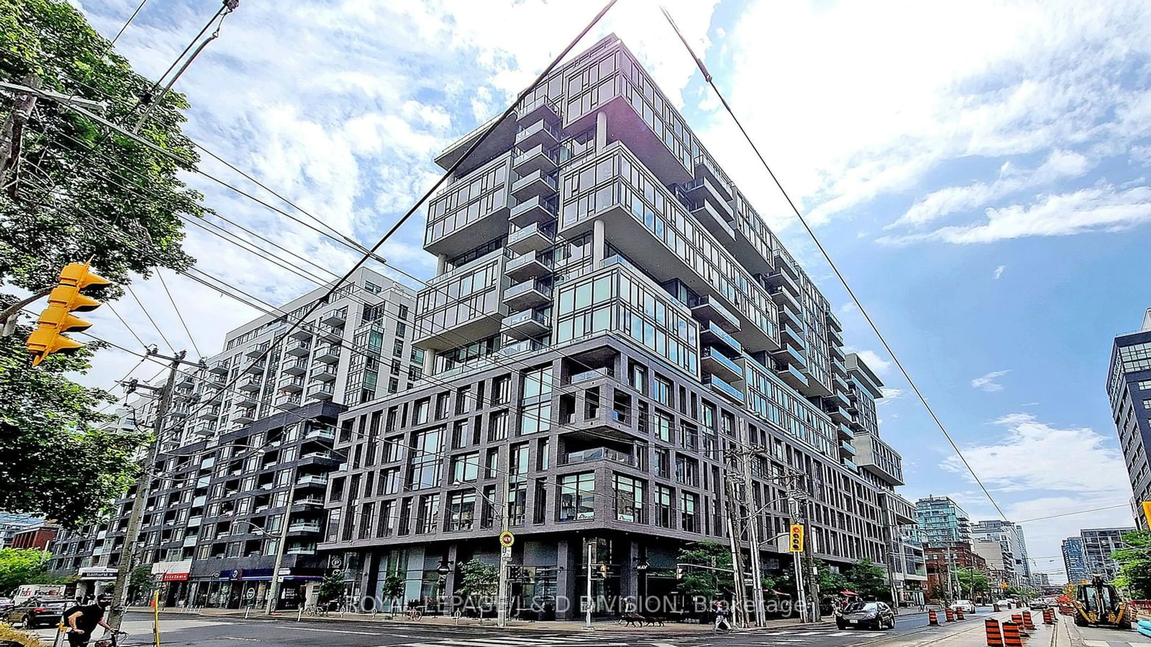 A pic from exterior of the house or condo, the street view for 111 Bathurst St #423, Toronto Ontario M5V 0M9