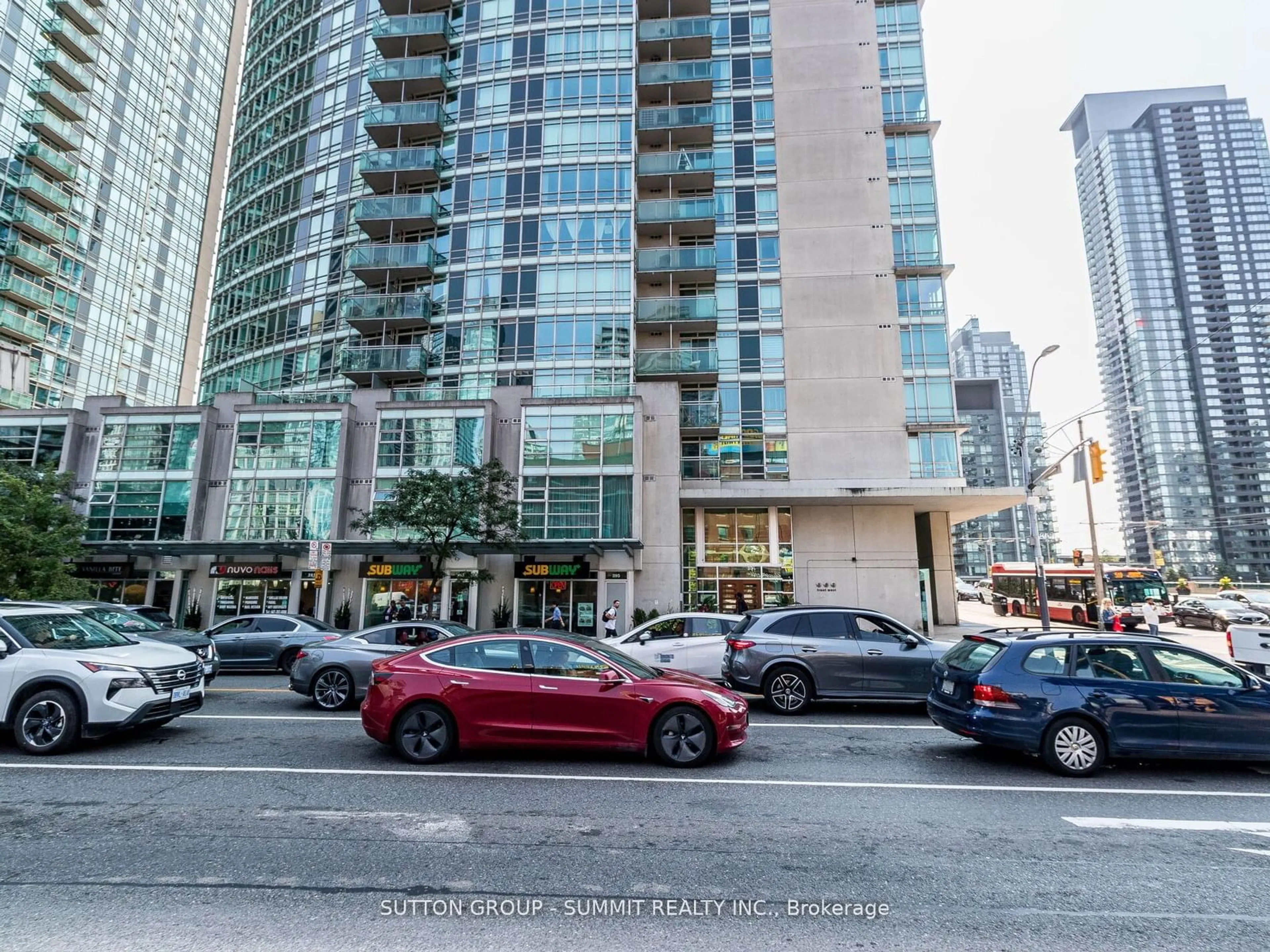 A pic from exterior of the house or condo, the street view for 397 Front St #209, Toronto Ontario M5V 3S1