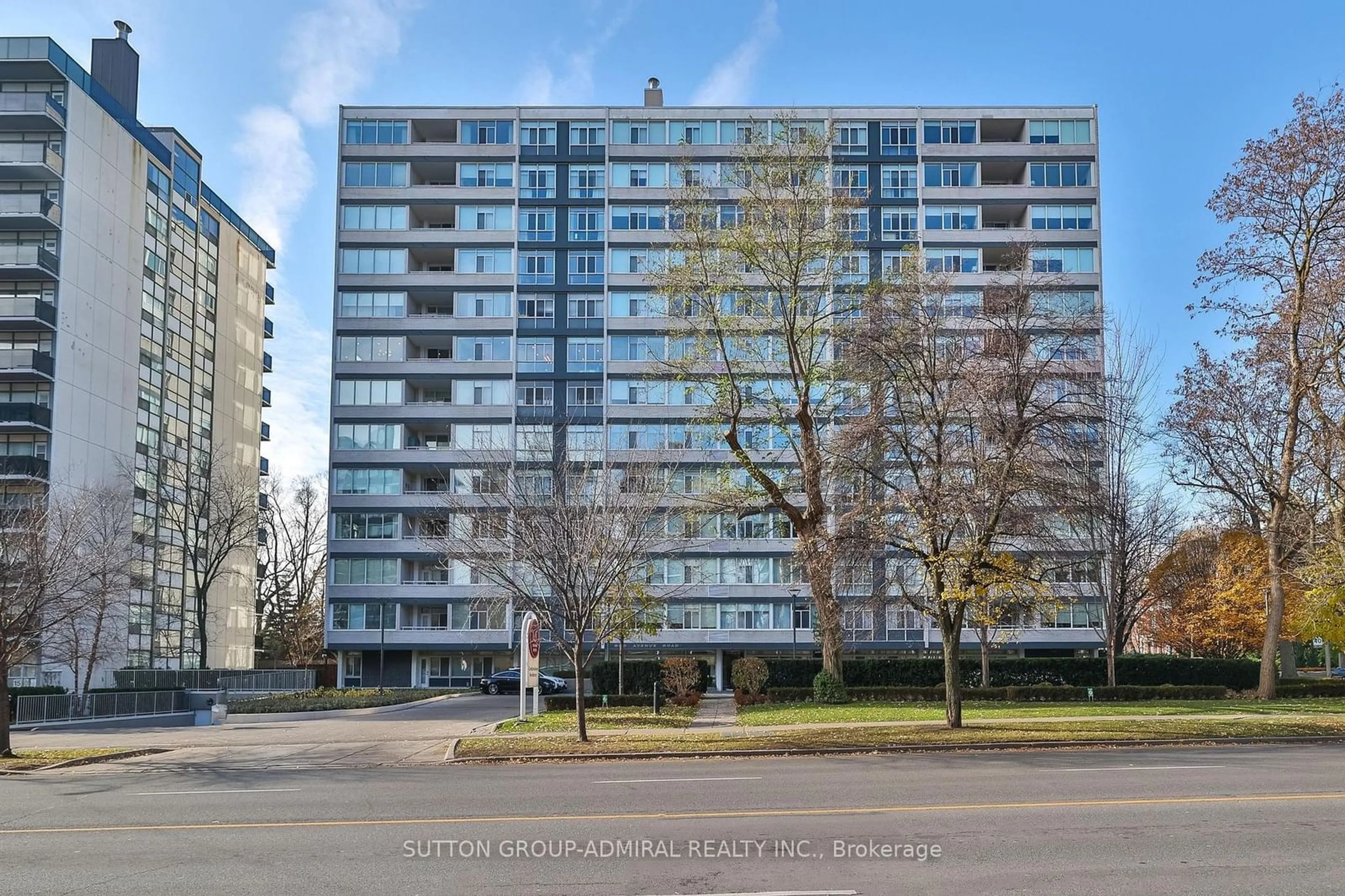 A pic from exterior of the house or condo, the front or back of building for 500 Avenue Rd #806, Toronto Ontario M4V 2J6