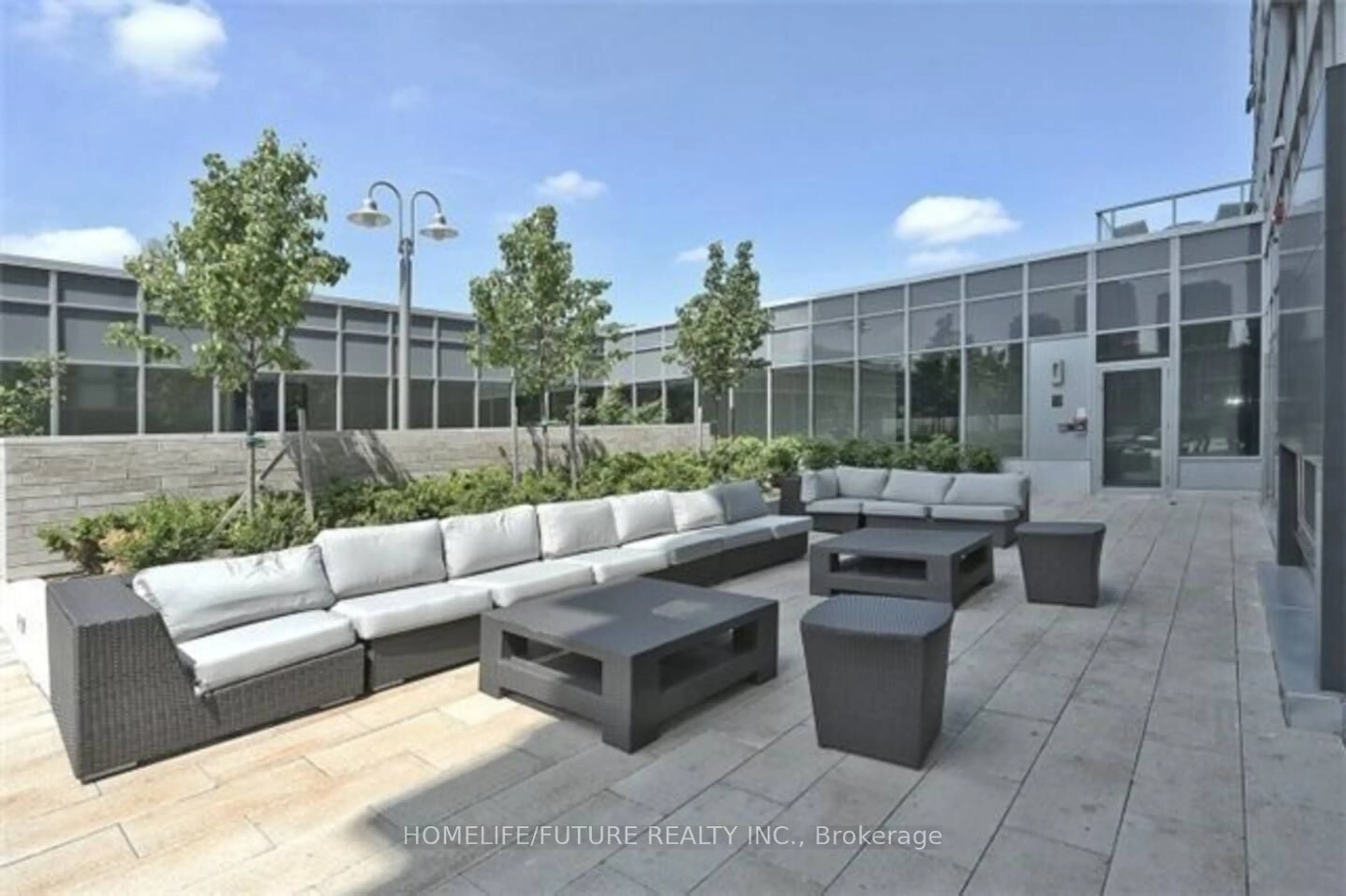 Patio, the front or back of building for 120 Harrison Garden Blvd #1403, Toronto Ontario M2N 0H1