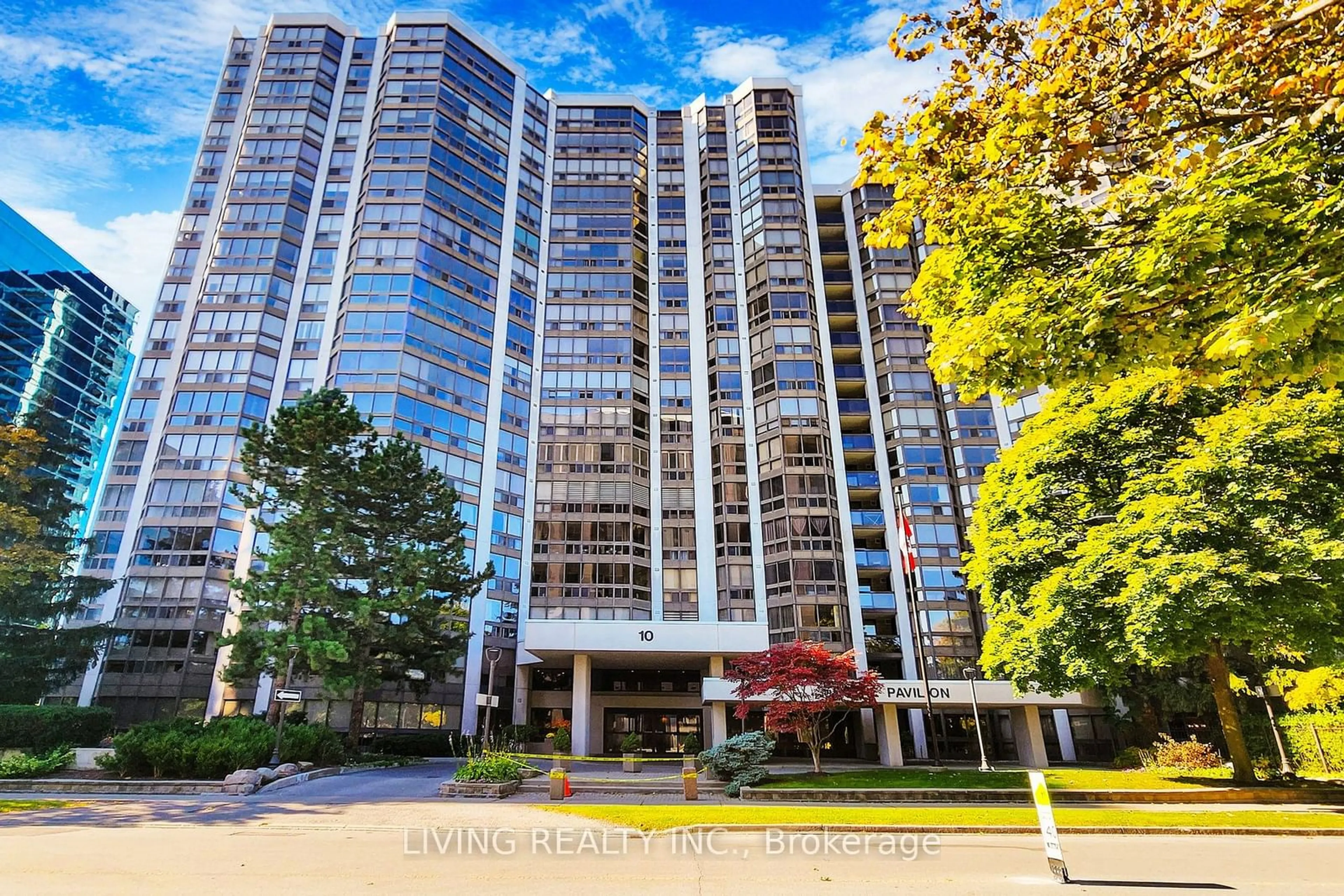 A pic from exterior of the house or condo, the front or back of building for 10 Kenneth Ave #1801, Toronto Ontario M2N 6K6