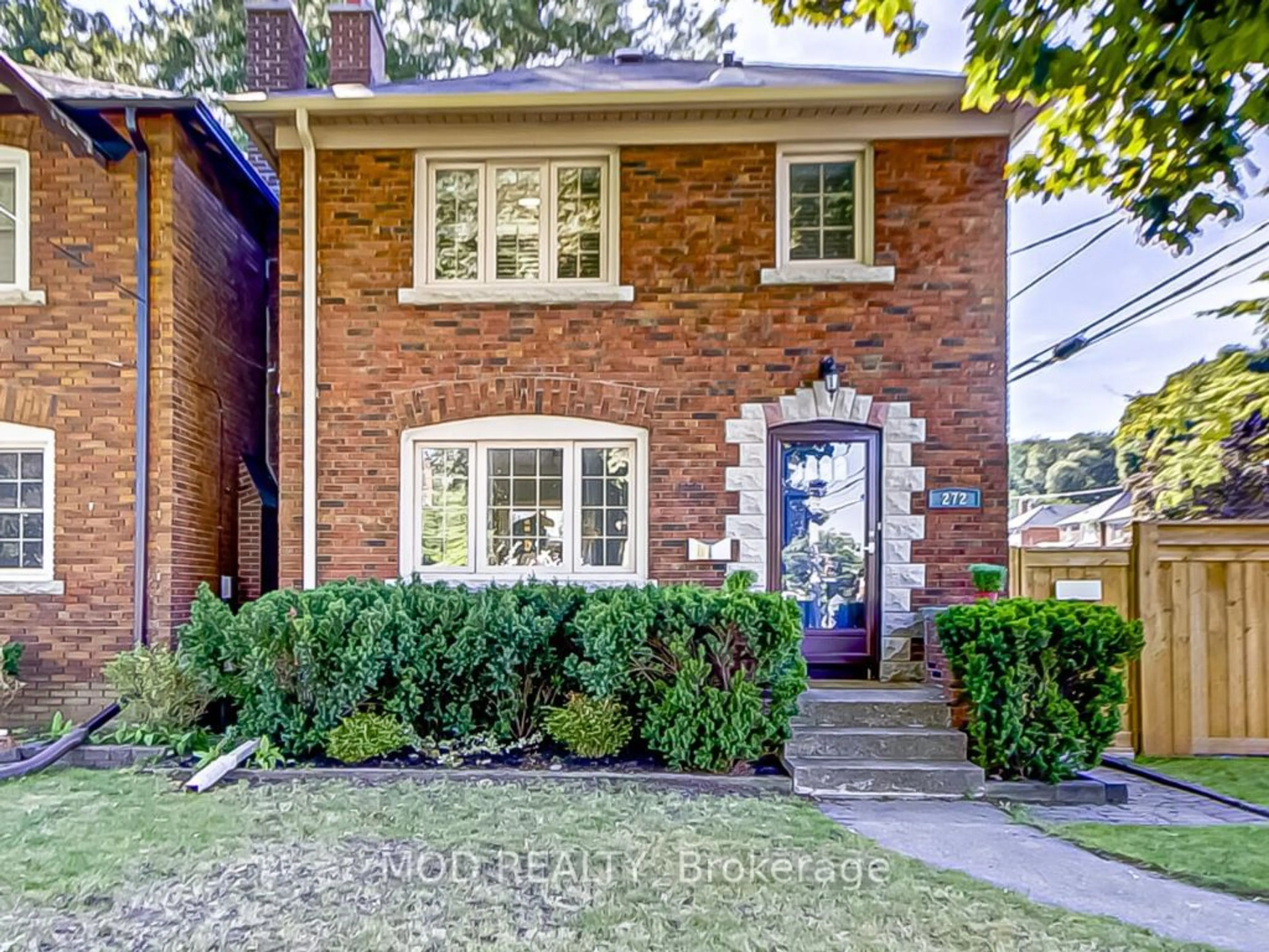 Home with brick exterior material for 272 RUMSEY Rd, Toronto Ontario M4G 1P9