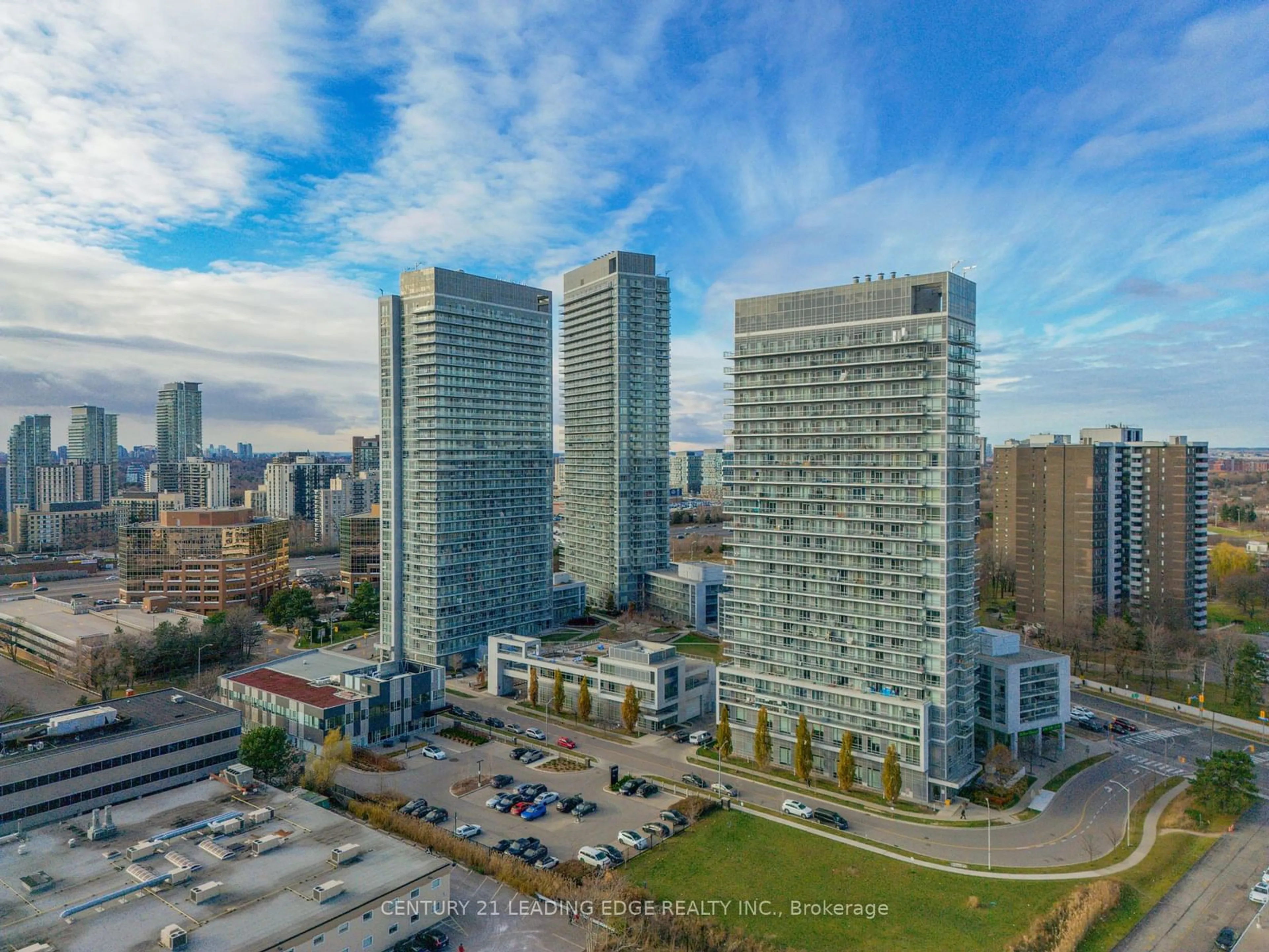 A pic from exterior of the house or condo, the view of city buildings for 30 Herons Hill Way #1102, Toronto Ontario M2J 0A7