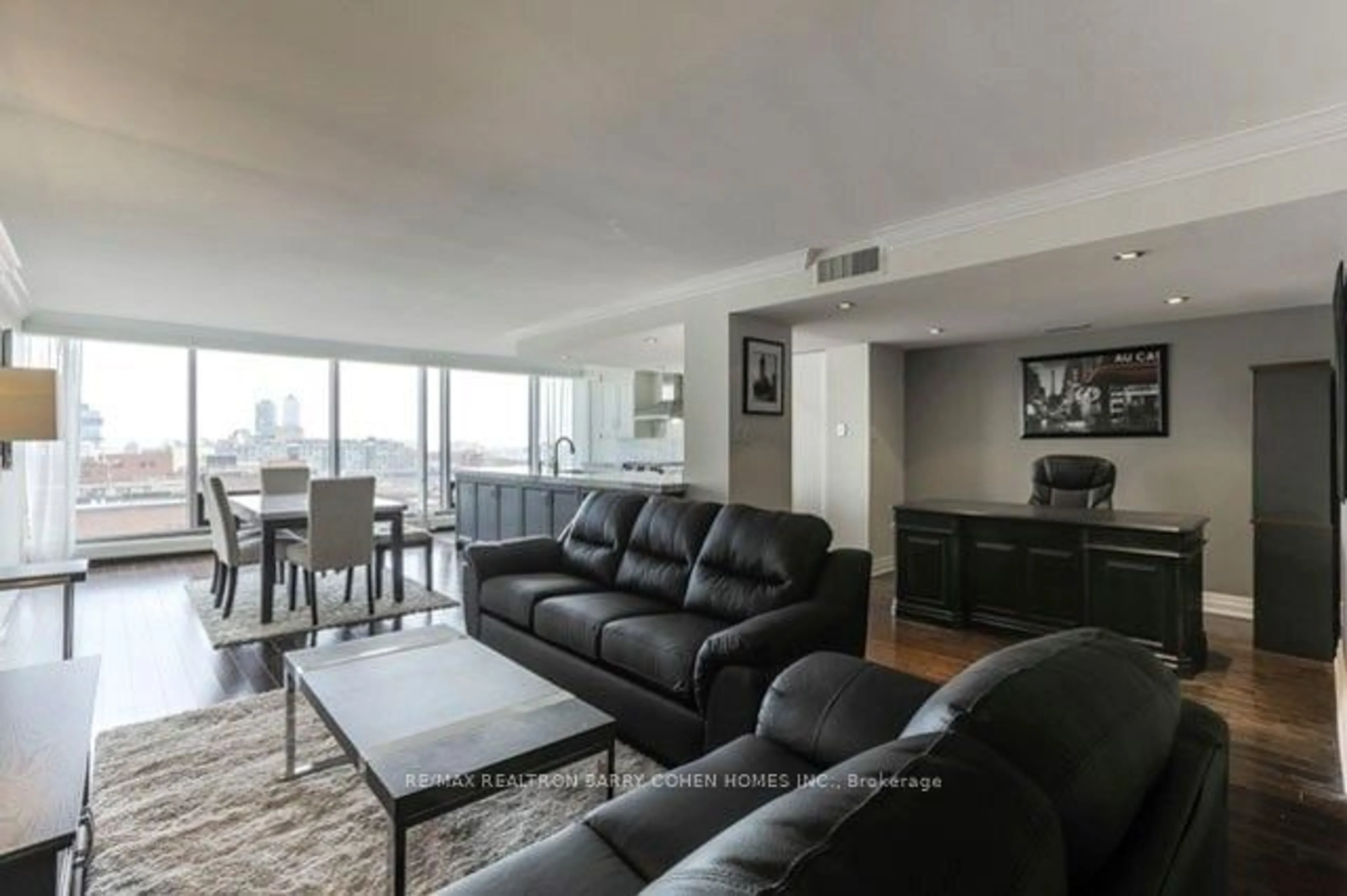 Living room for 30 Wellington St #1204, Toronto Ontario M5E 1S3