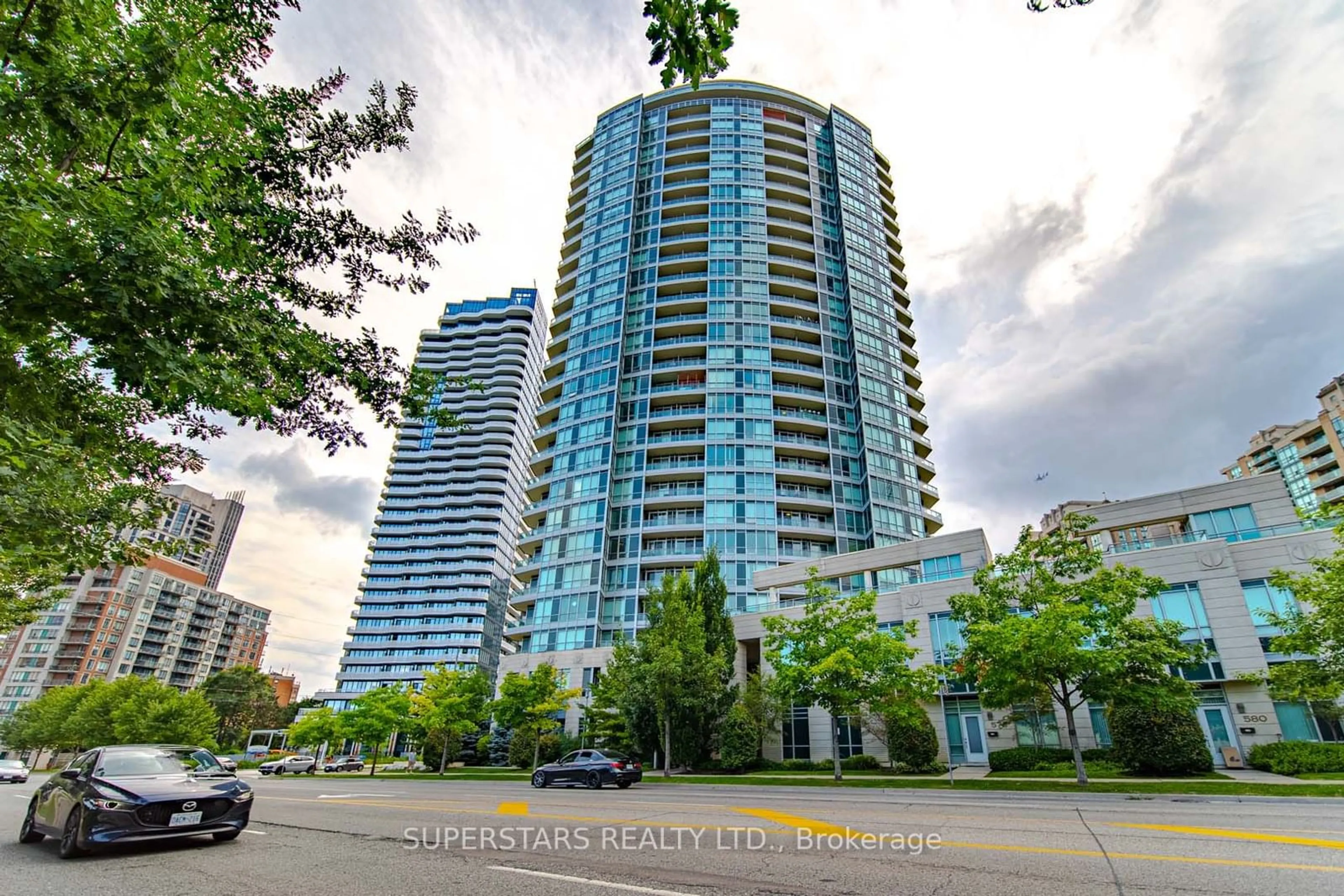 A pic from exterior of the house or condo, the street view for 18 Holmes Ave #1706, Toronto Ontario M2N 0E1