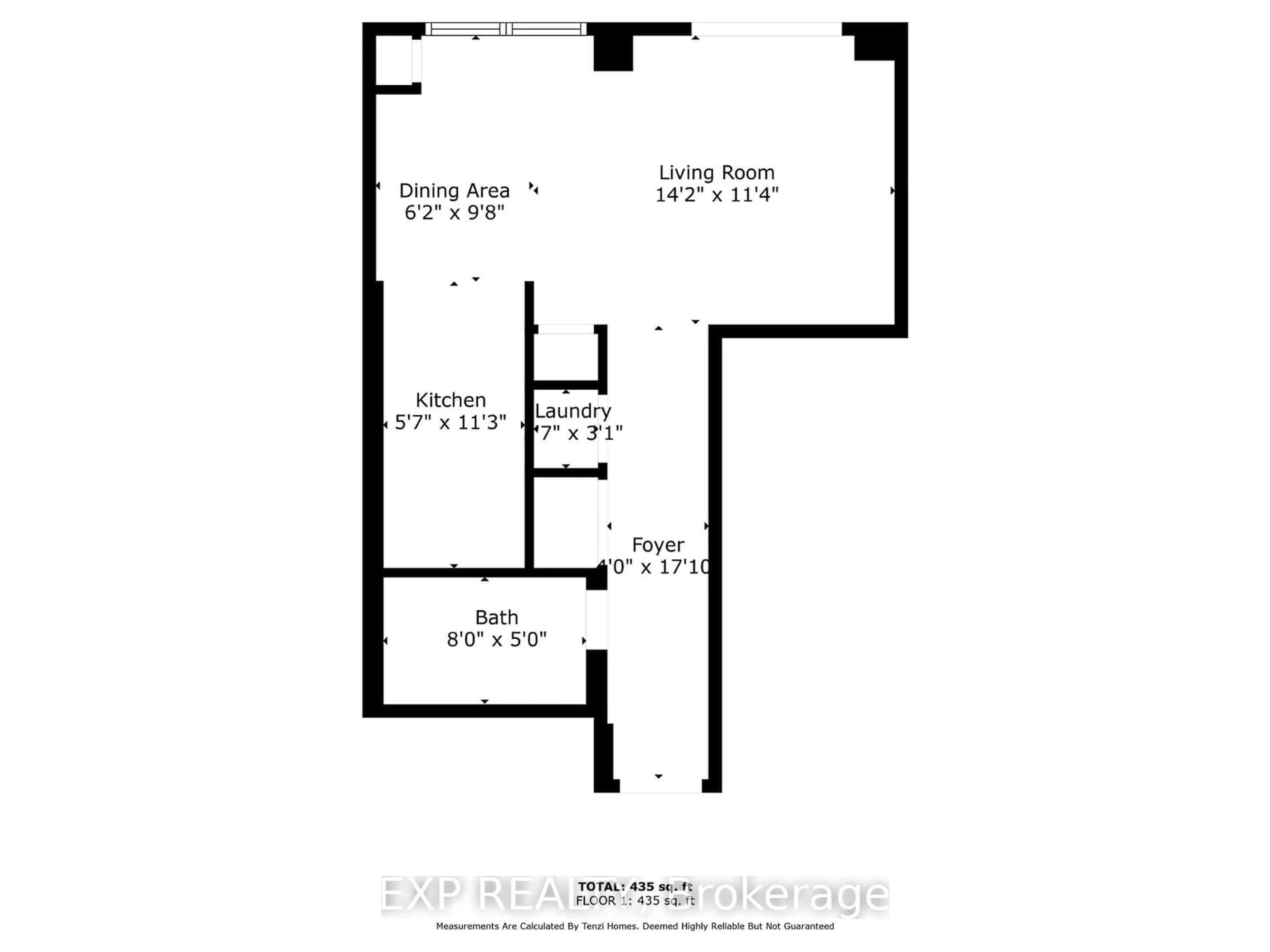 Floor plan for 16 Dallimore Circ #102, Toronto Ontario M3C 4C4