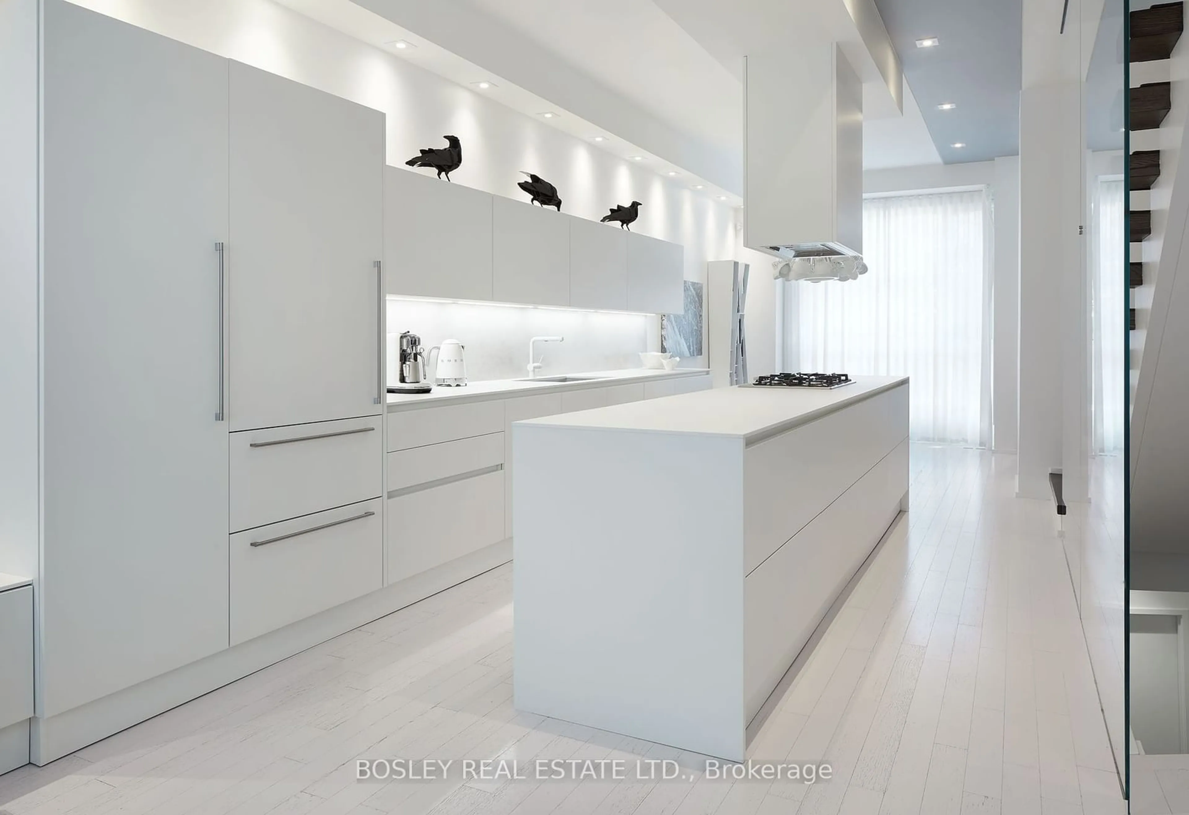 Contemporary kitchen, ceramic floors, mountain for 250 Manning Ave, Toronto Ontario M6J 2K7