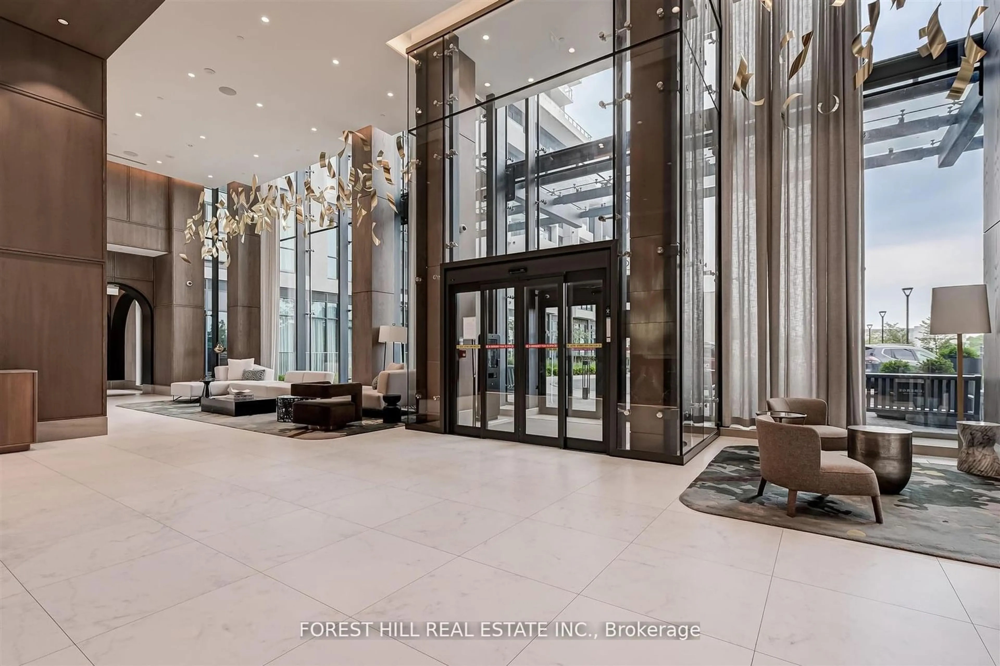 Indoor lobby, ceramic floors for 30 Inn on the Park Dr #408, Toronto Ontario M3C 0P7