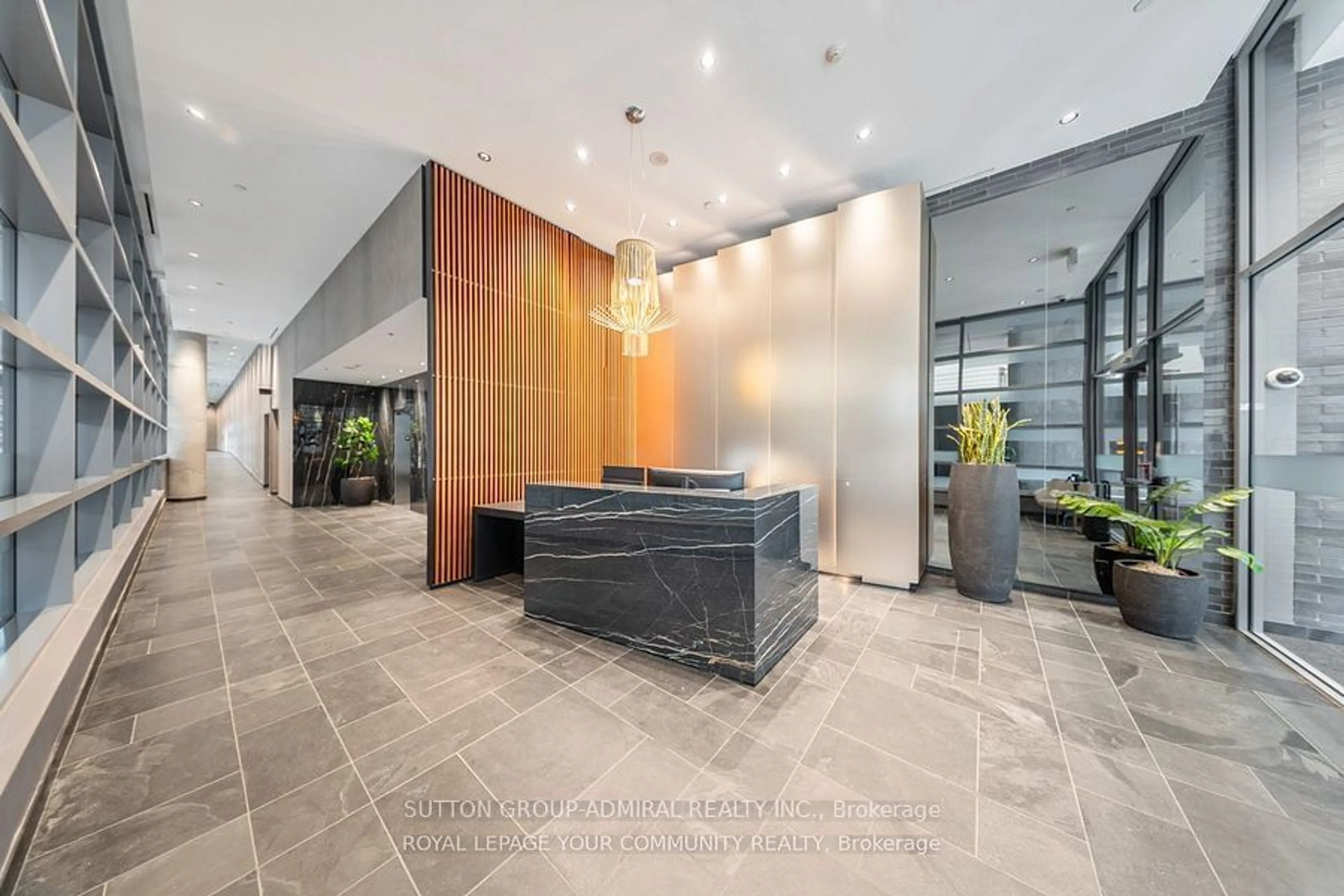 Indoor lobby for 95 Bathurst St #1206, Toronto Ontario M5V 0H7